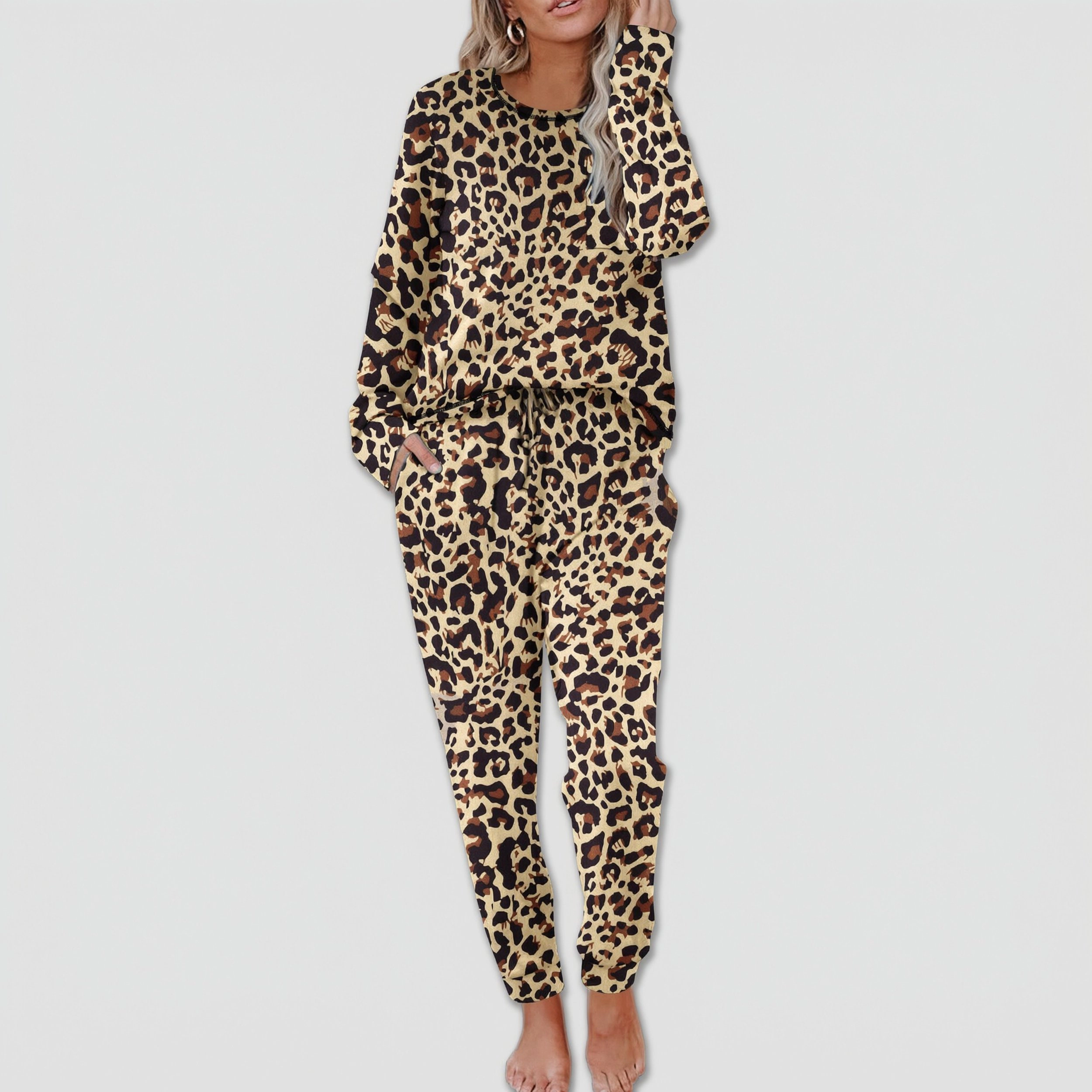 Ekouaer Valentine' Pajamas Set Women's Fall Pjs Soft 2 Piece Long Sleeve Loungewear Lounge