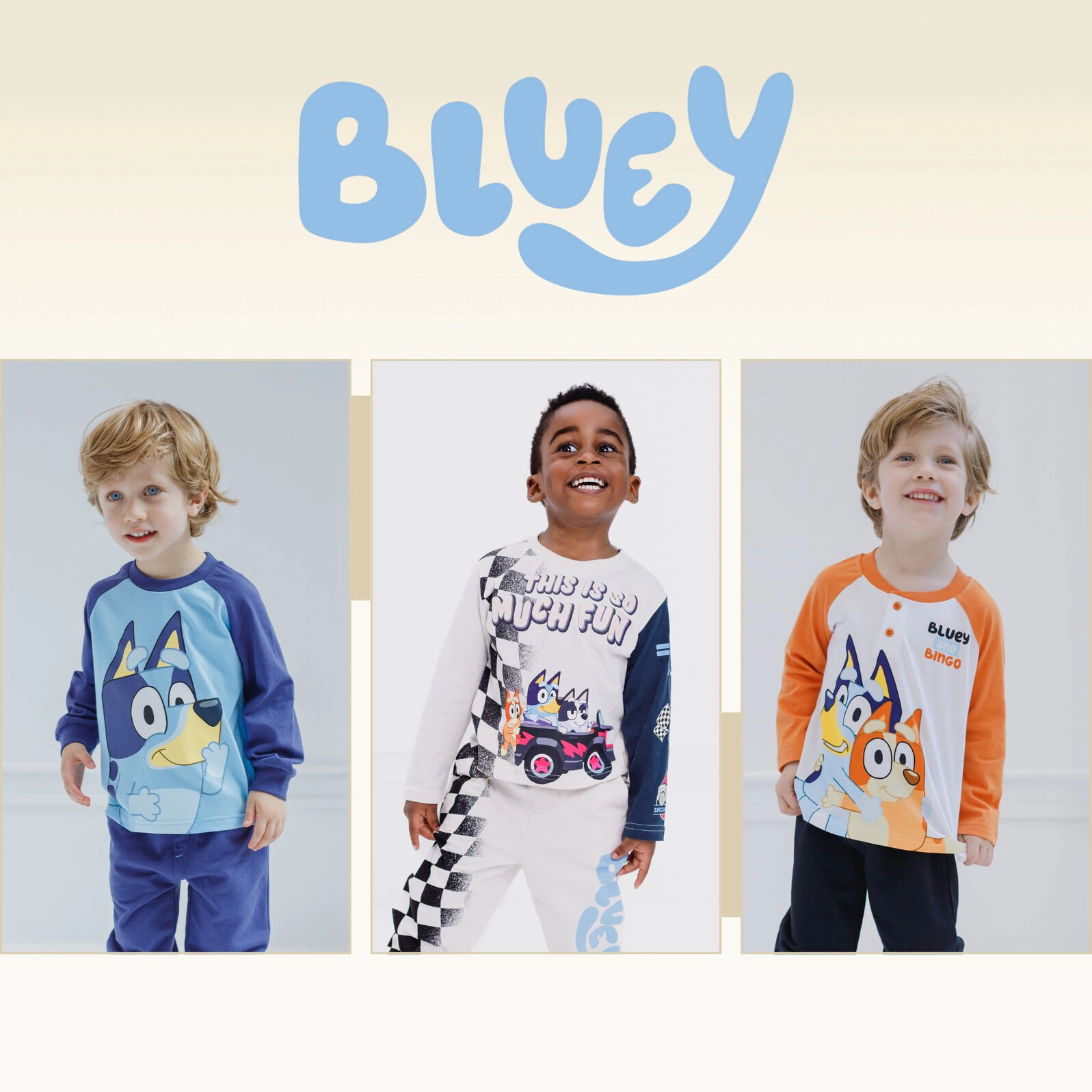 Bluey Boys' 2-Piece Tee and Pants Set