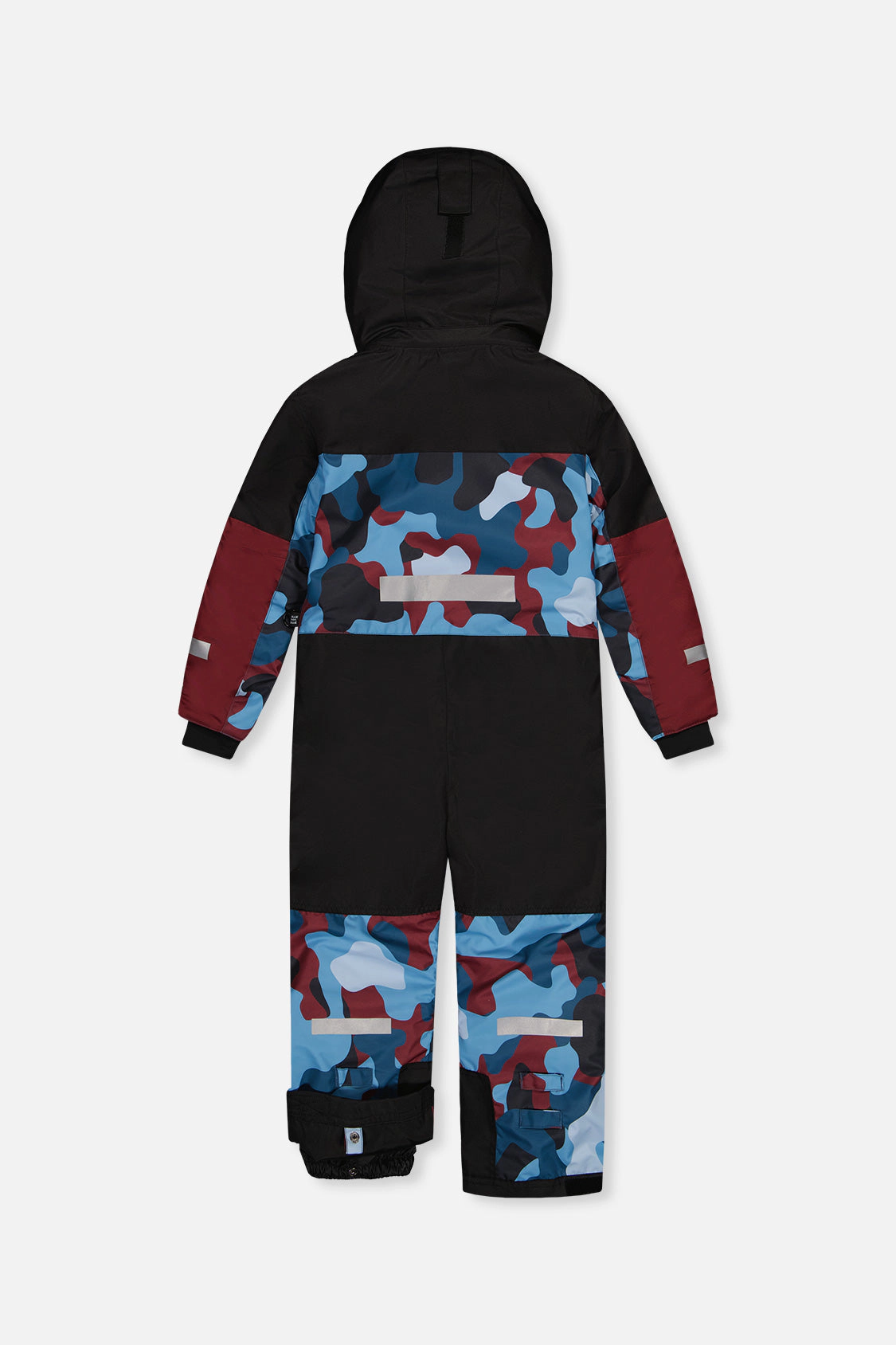 Deux par Boys One Piece Teknik Camouflage Print Hooded Snowsuit
