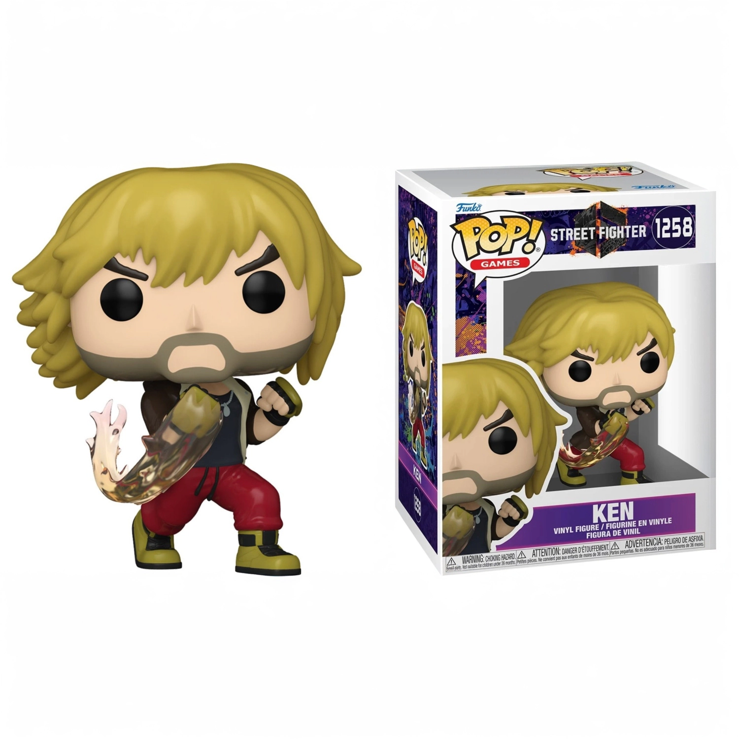 Funko Pop!Street Fighter: Ken #1258
