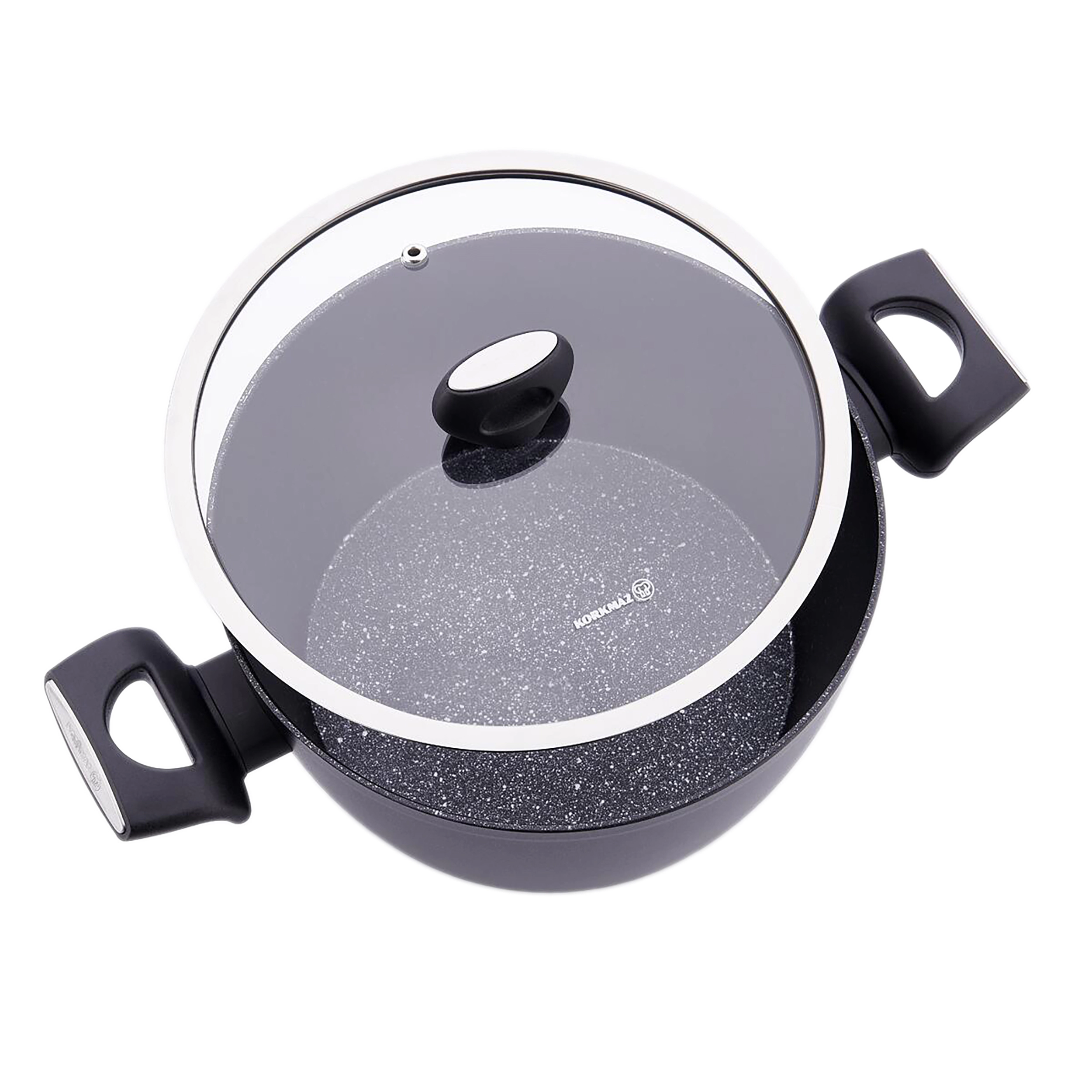 Korkmaz Nora 2 Piece Liter Alumium Nonstick Casserole Dish with Lid