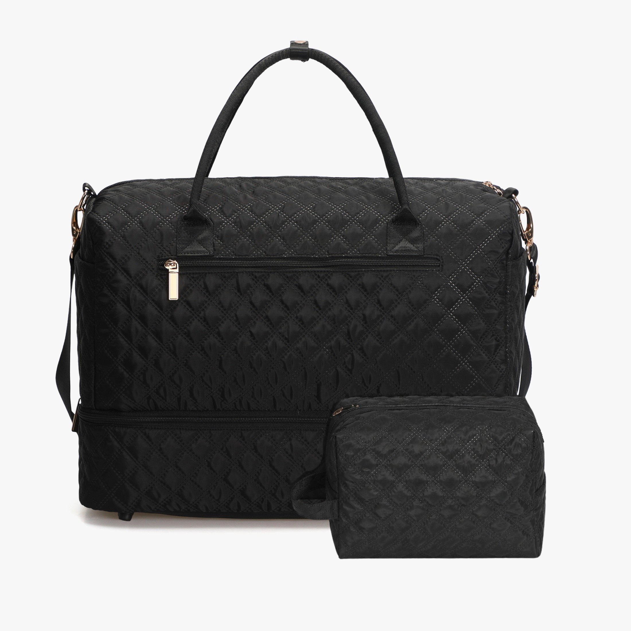 Hynes Eagle Women's Quilted Carryall Weekender Bag
