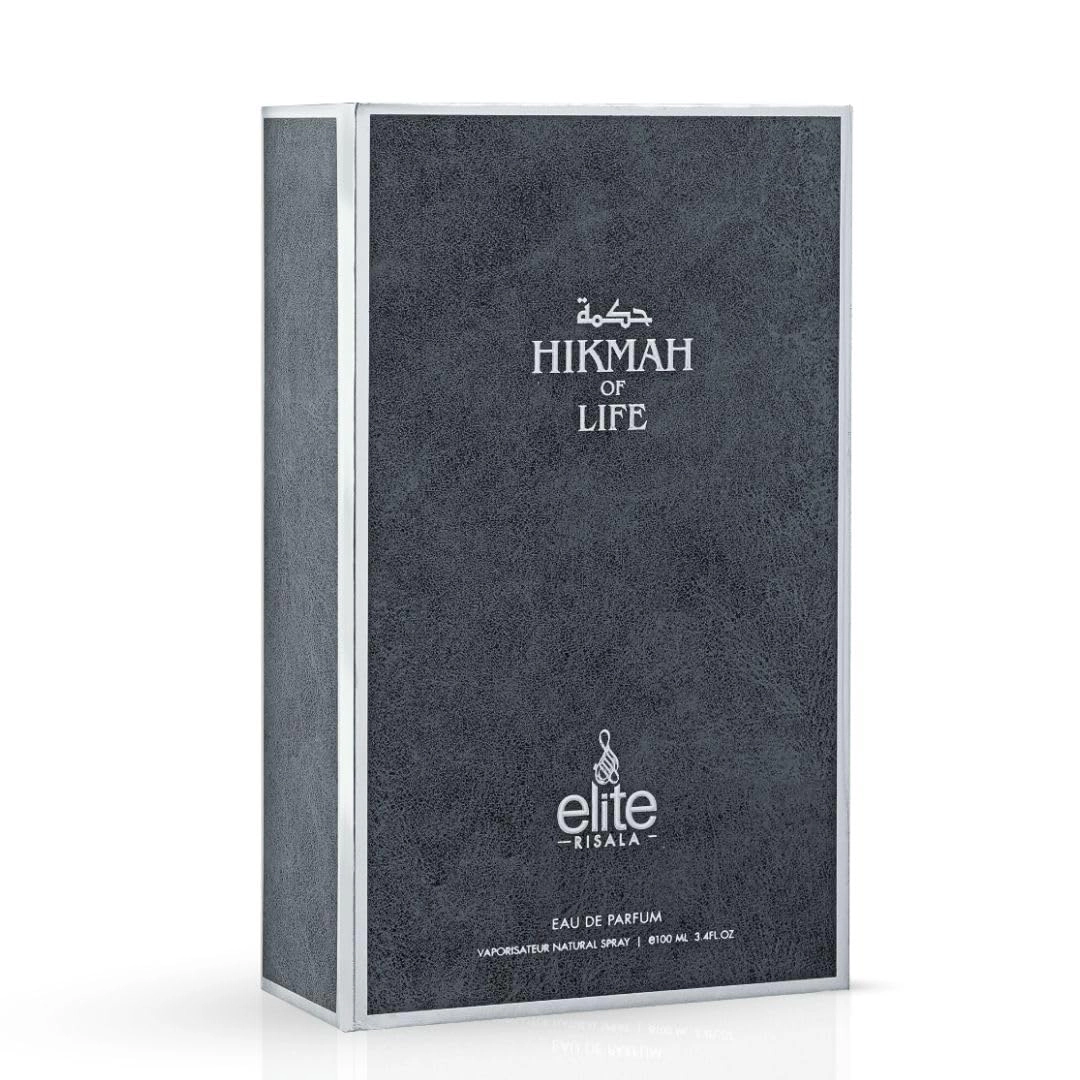 Risala Elite Hikmah of Life Intense Eau de Parfum for Men, Citrus Aromatic 3.4 oz Spray