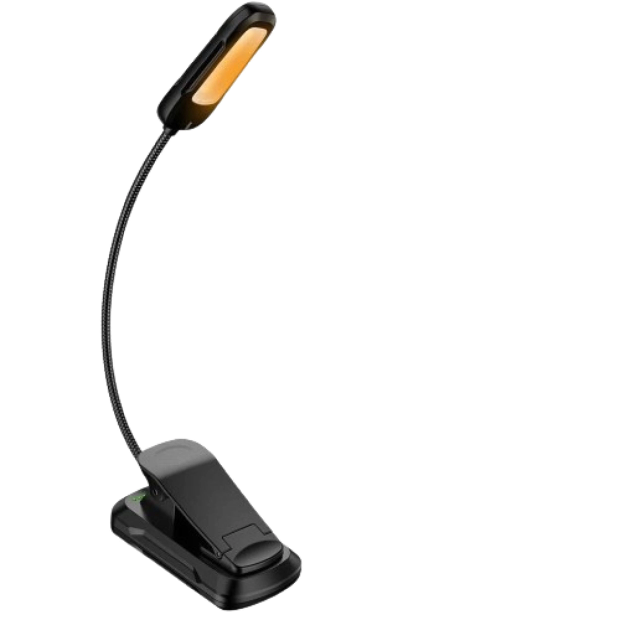 Home Collection Rechargeable LED Clip On Book Light with 3 Light Modes