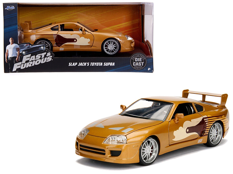 Jada Slap Jack's Toyota Supra Gold "Fast & Furious" Movie 1/ Diecast Model Car by Jada