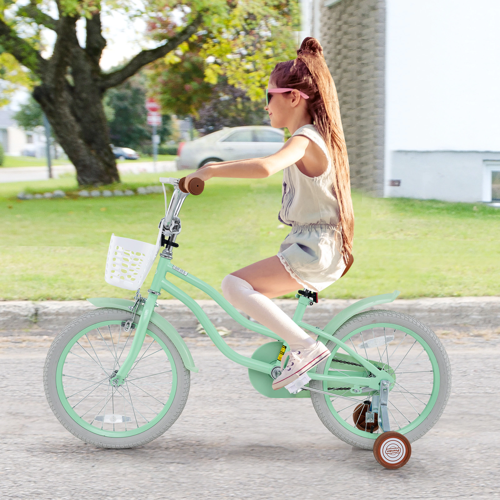 LJG 14 Inch Kids Bike with Adjustable Seat and Bell for Kids 3-8 Years Olds-14 Inches