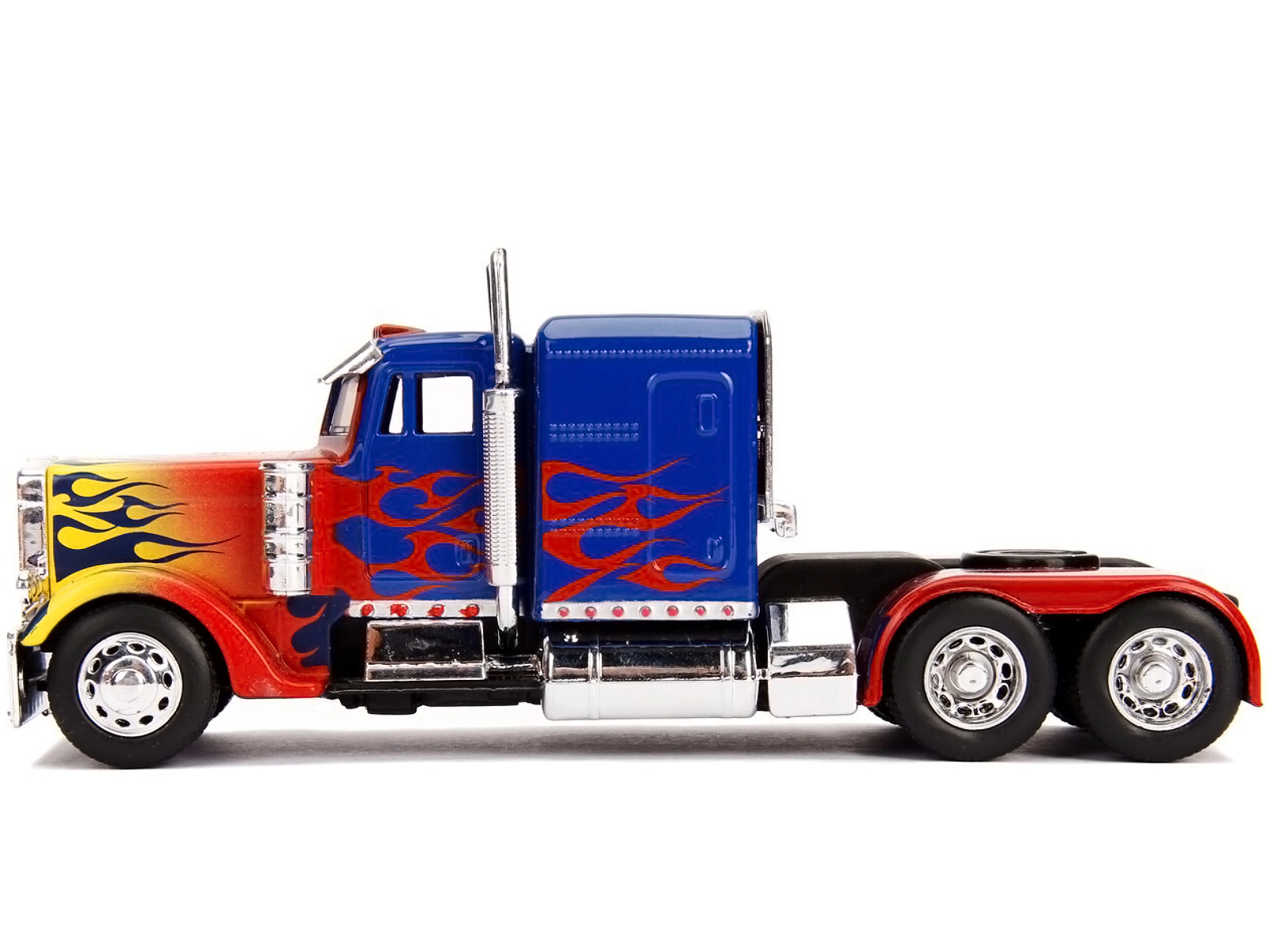 Jada Optimus Prime Truck with Robot on Chassis from "Transformers" Movie "Hollywood Rides" Series 1/32 Diecast