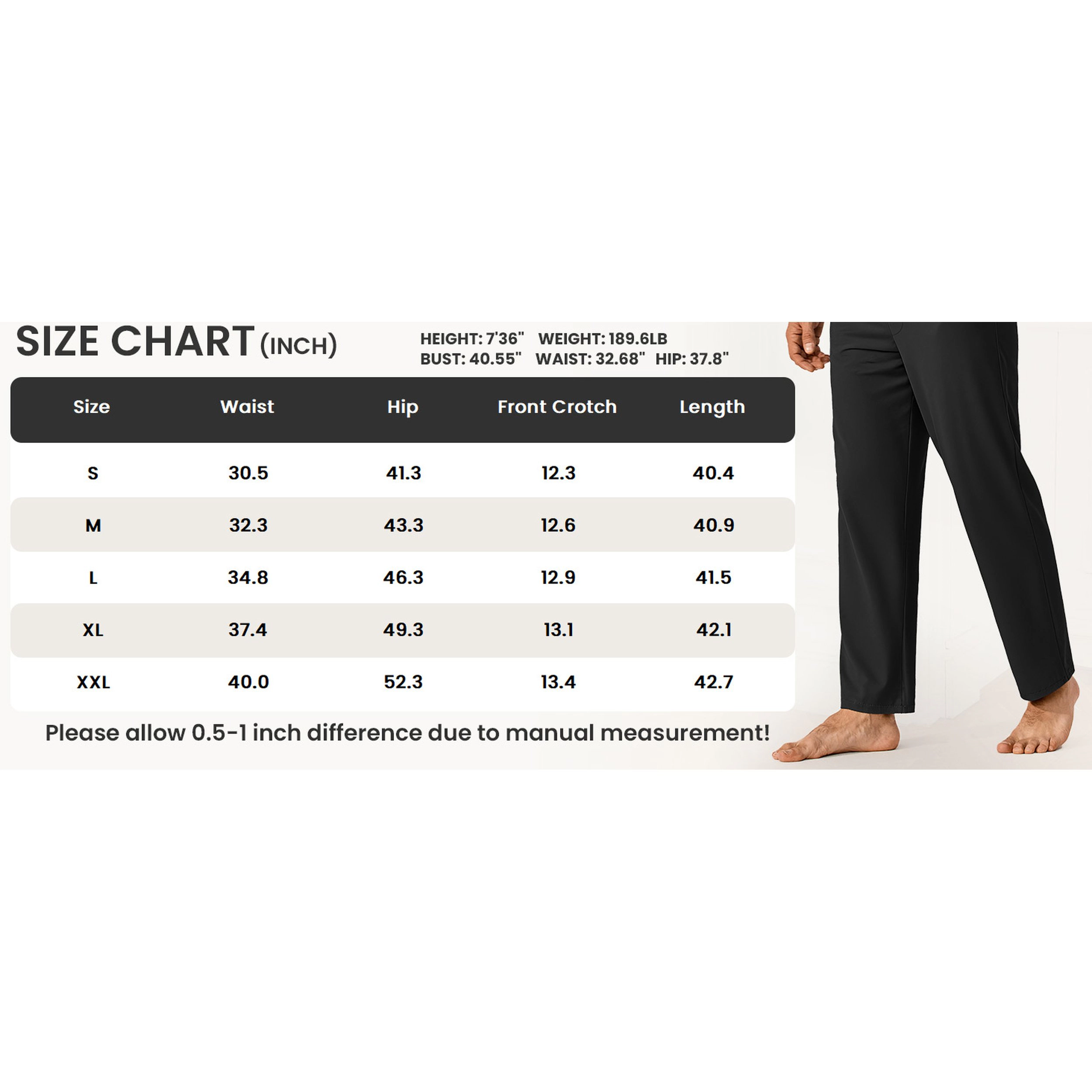Ekouaer Men's Soft Knit Drawstring Lounge Sleep Pants with Pockets