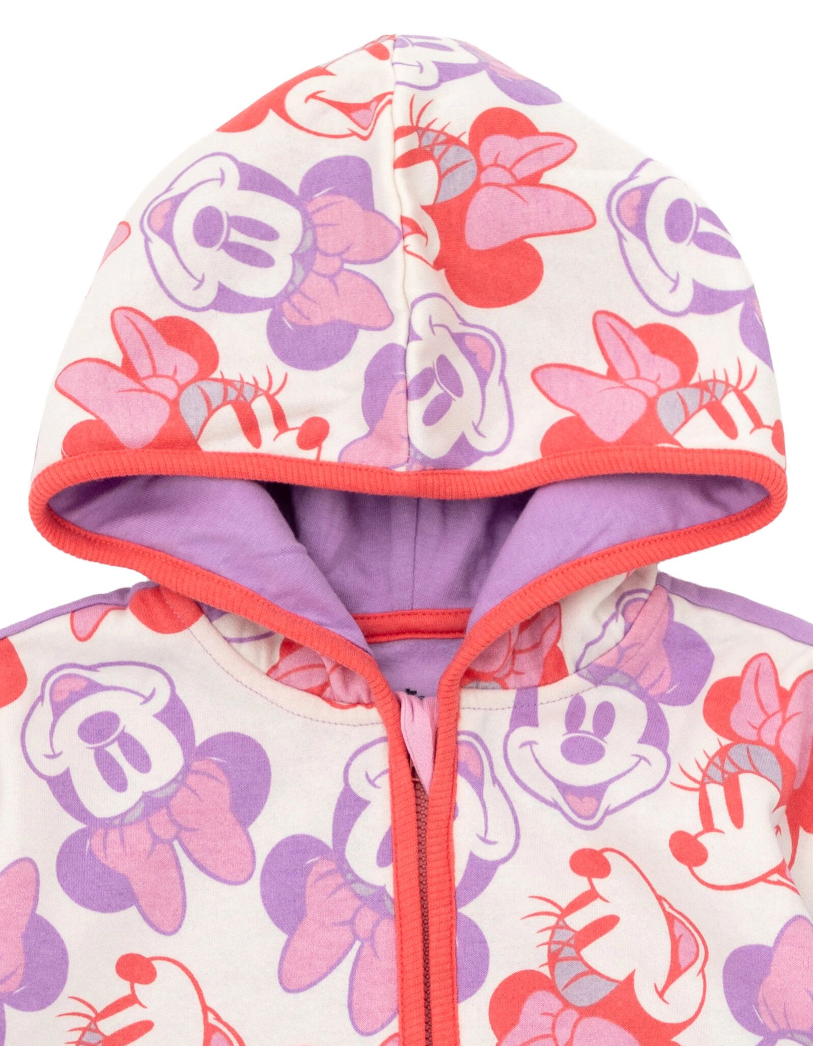 Disney Girls' Fleece Quarter-Zip Hoodie