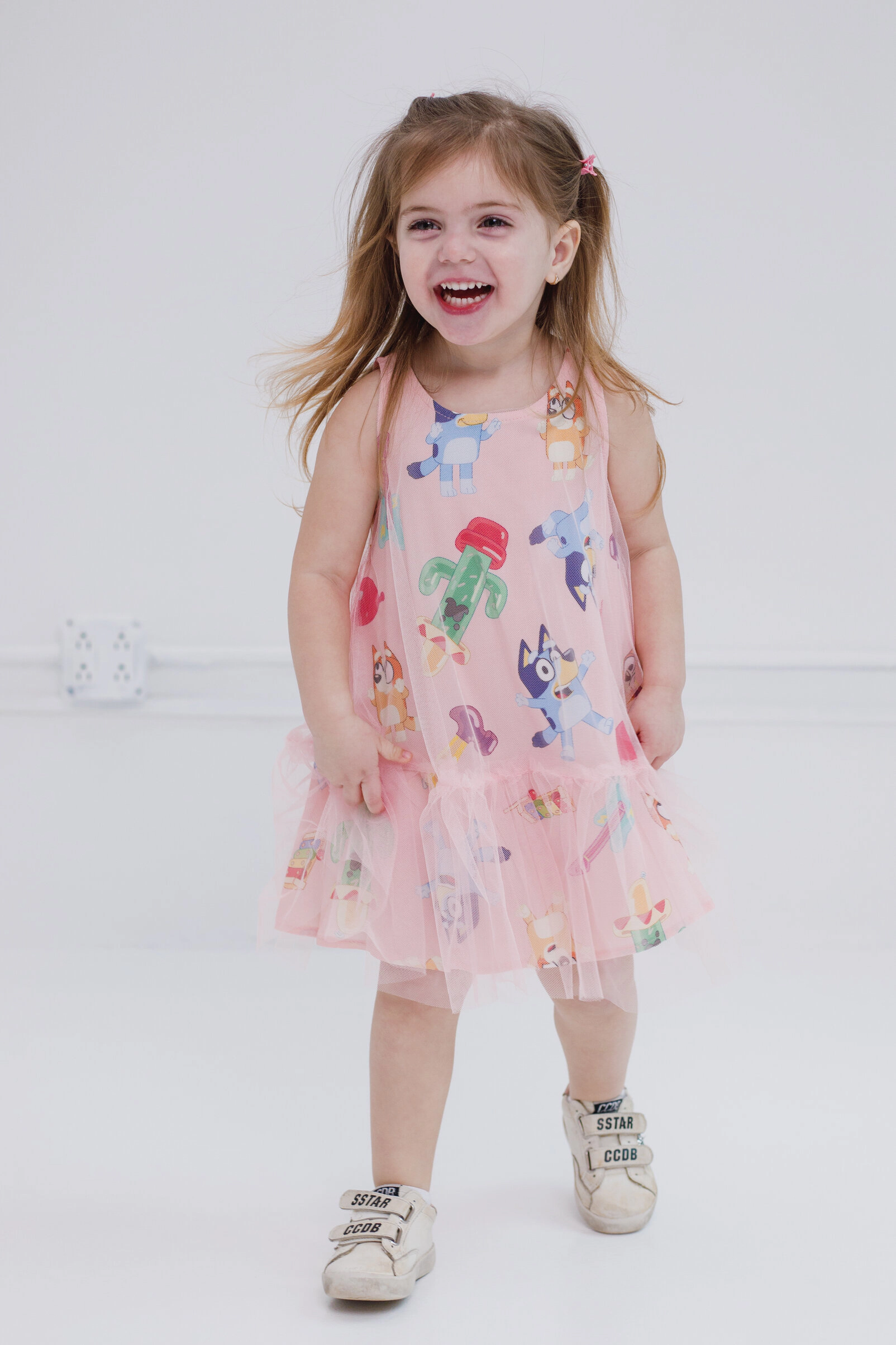 Bluey Girls' Sleeveless Dress