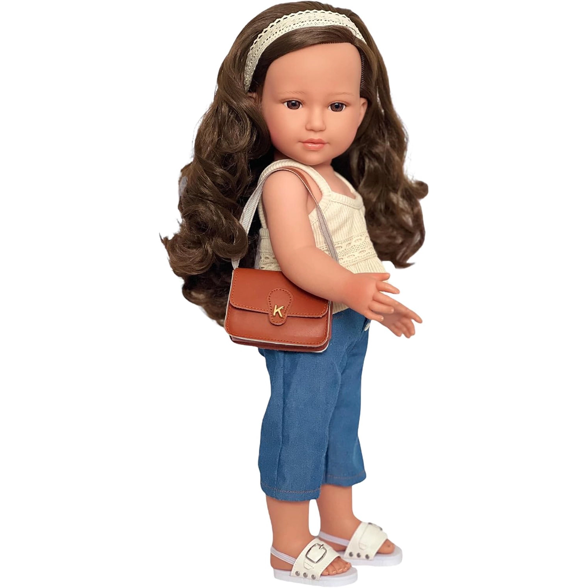 MBD® 18 Inch Doll Clothes- Denim Capri Summer Outfit Fits 18 Inch Kennedy and Friends Dolls