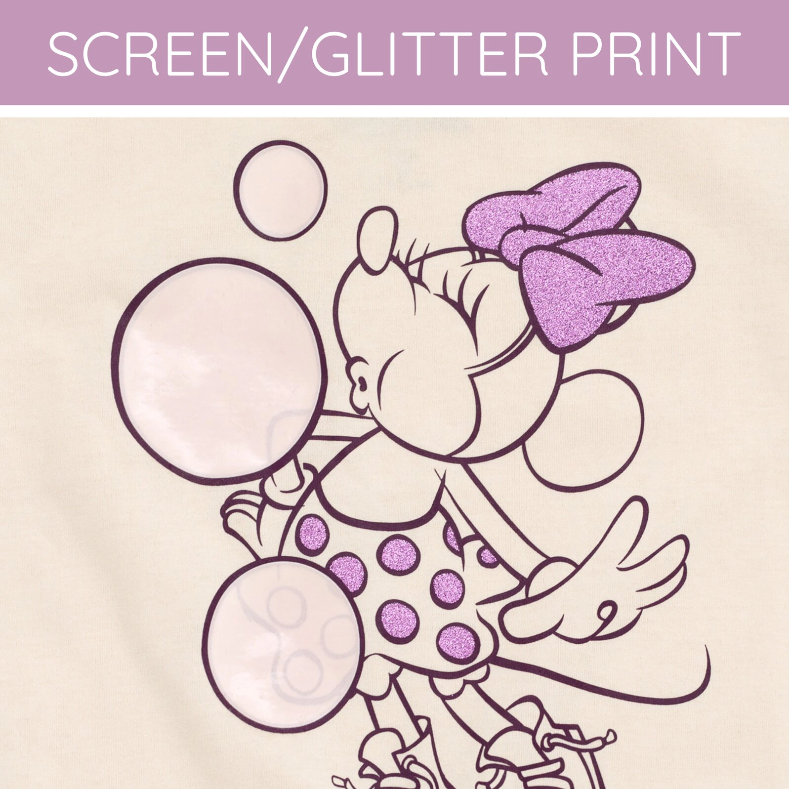 Disney Minnie Mouse Girls' 2-Piece T-Shirt and Bike Shorts Set
