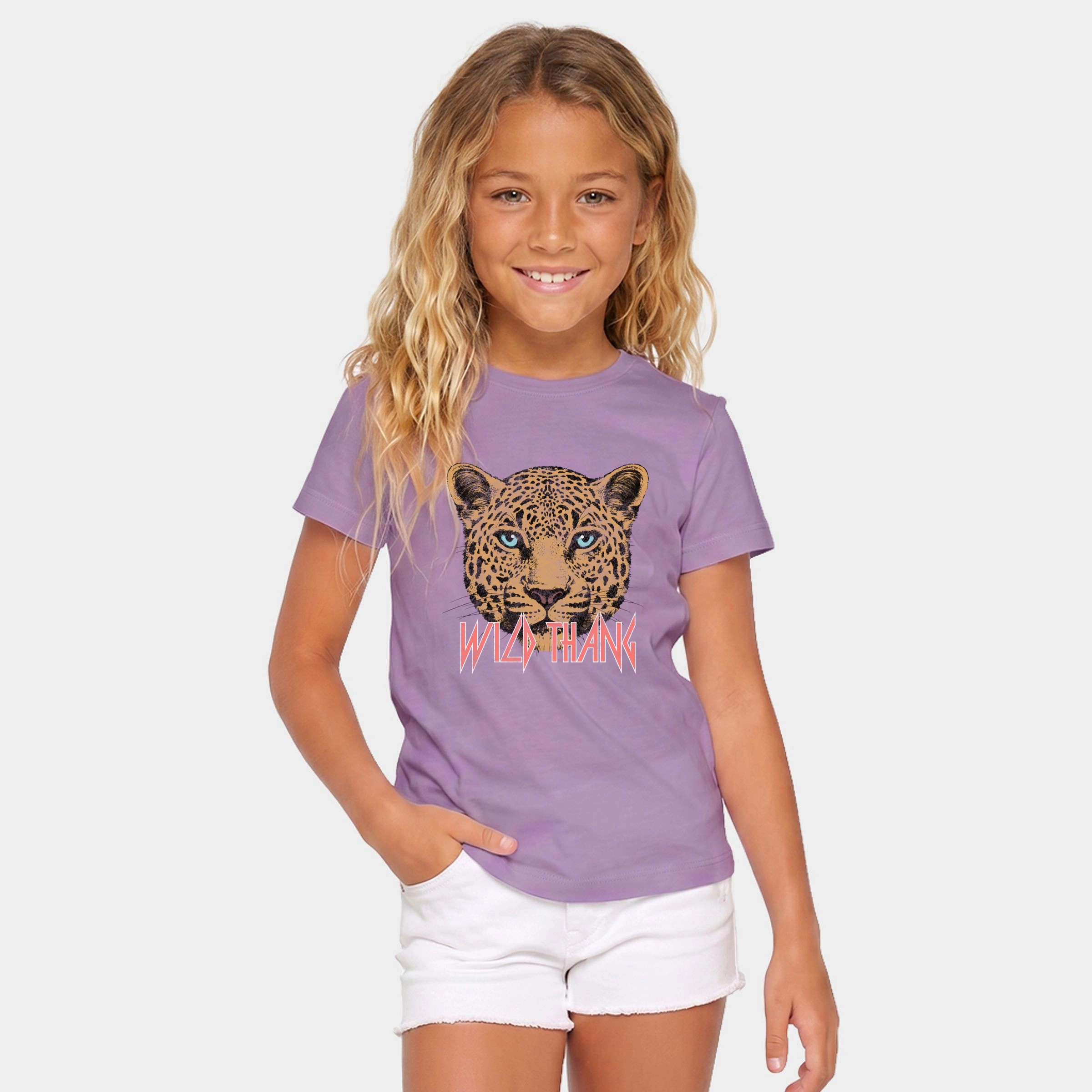 The Juniper Shop - Youth Short Sleeve Graphic T-Shirt Wild Thang Cheetah