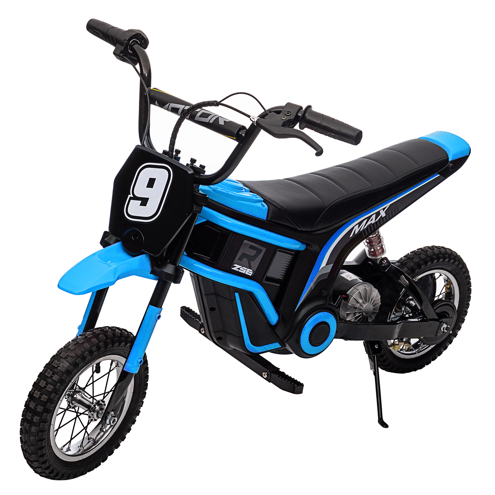 Enjyam 24V Kids Electric Dirt Bike, 3-Speed Ride On Motorcycle w/Suspension, 14.29MPH, ASTM Certified