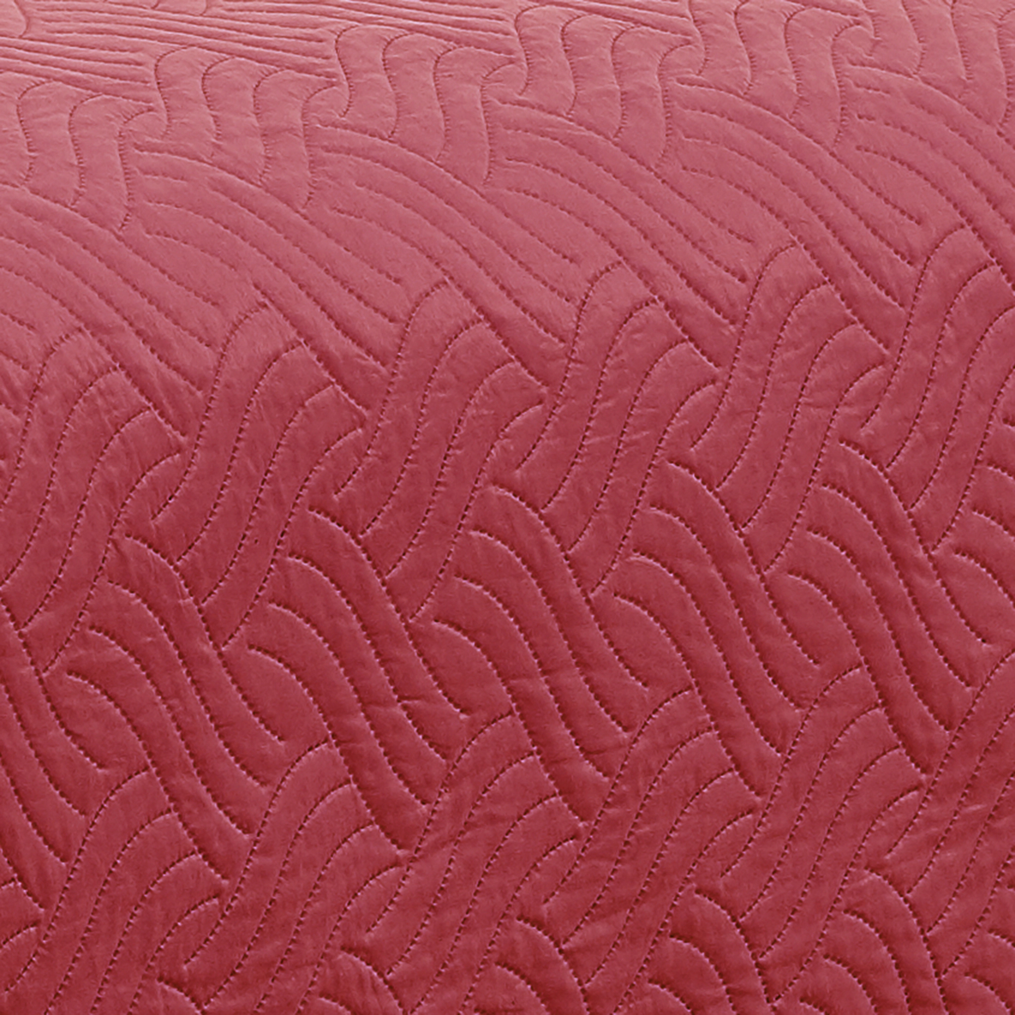 RT Designers Collection Ruby 3pc Pinsonic High Quality All Season Quilt Set for Revitalize Bedroom