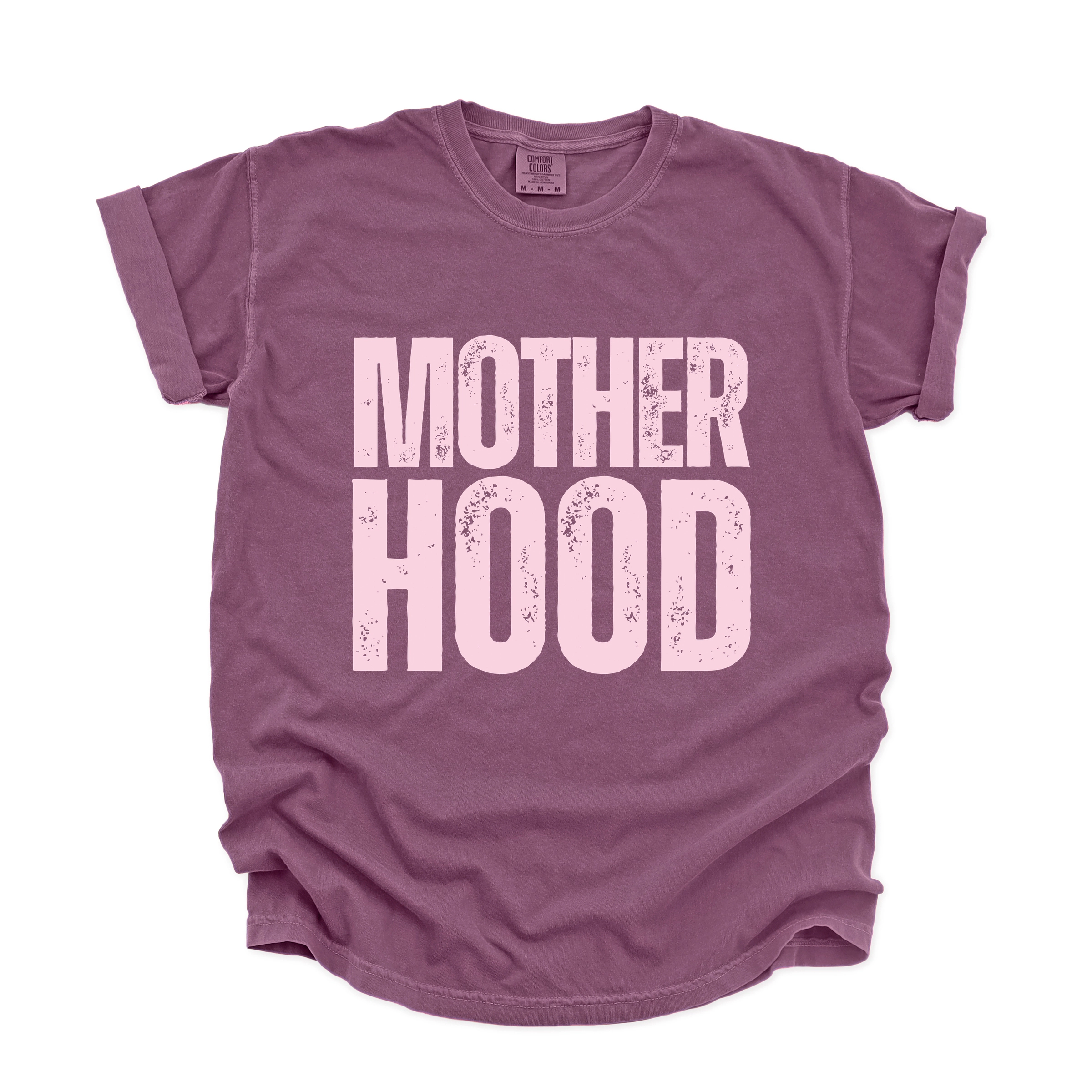 Simply Sage Market - Motherhood Bold Stacked Women's Garment Dyed Graphic T-Shirt