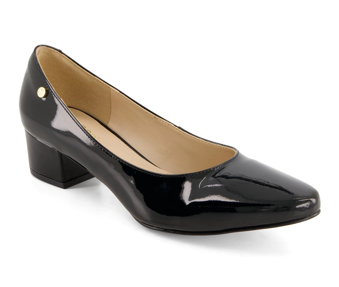 Andrea Womens Classic Comfort Patent Pumps