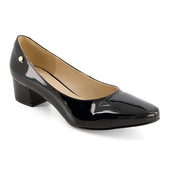 Andrea Womens Classic Comfort Patent Pumps