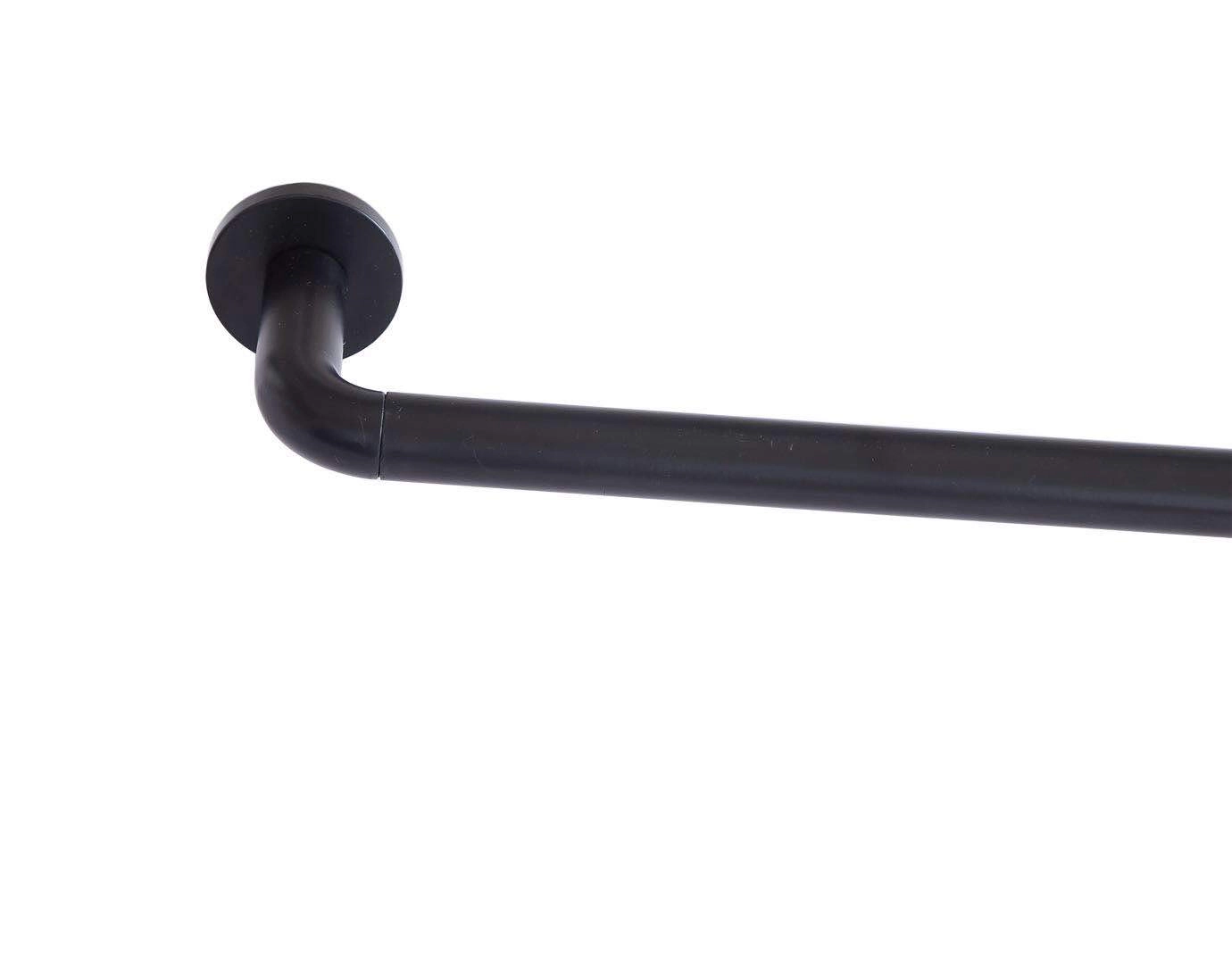 HLC.ME Wrap Around Room Darkening Curtain Rod - Adjustable Telescoping