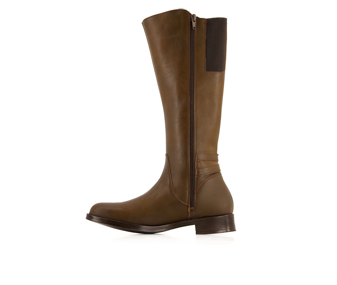 Andrea Womens Tall Riding Boots With Elastic Shaft