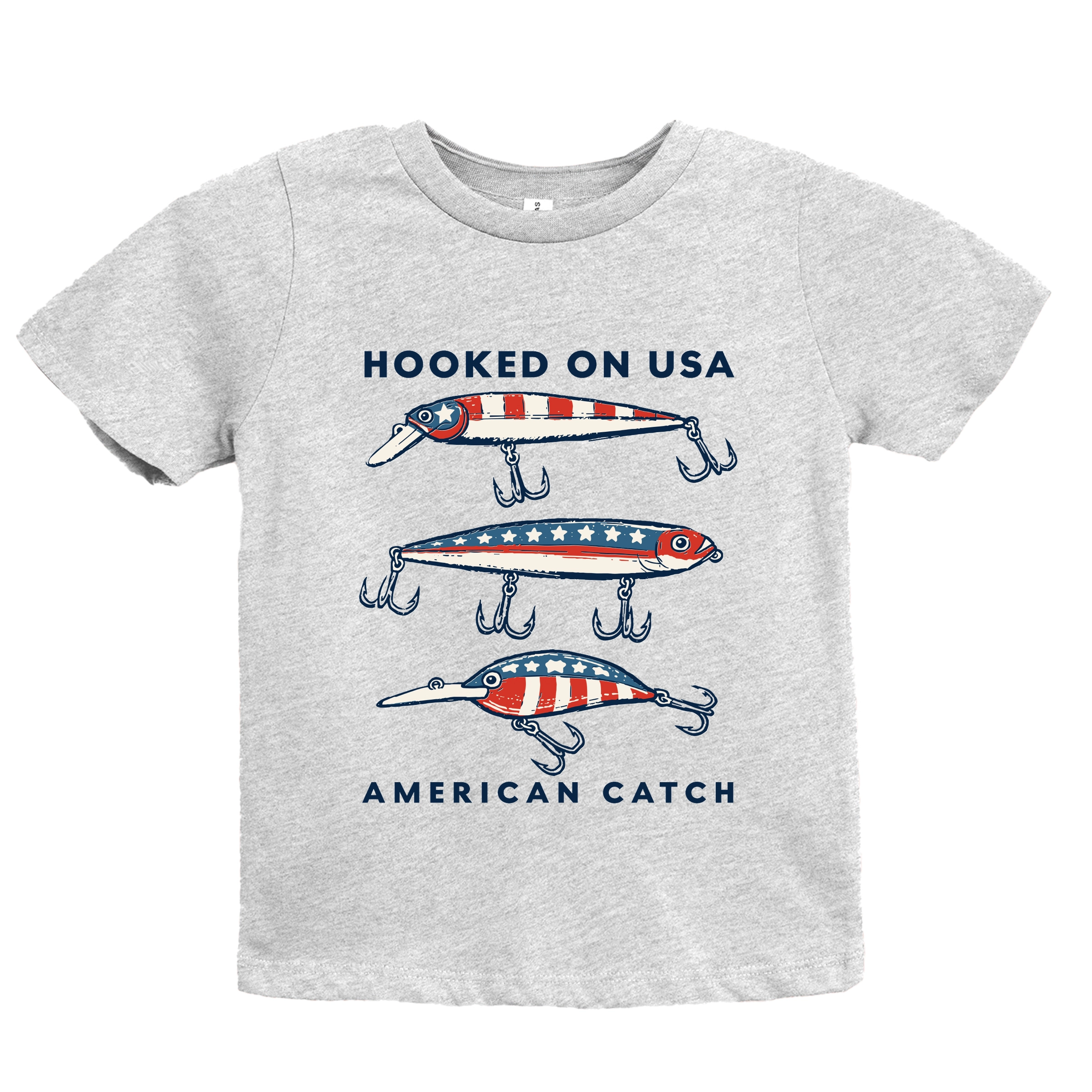 The Juniper Shop - Hooked On USA Youth Short Sleeve Graphic T-Shirt