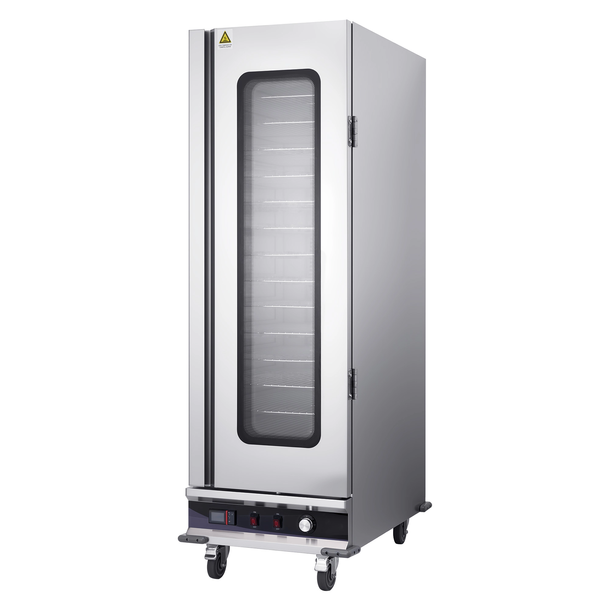 HONGGE Electric Hot Box Food Warmer, Tier Commercial Warming Cabinet with Water Tray, Door and Adjustable Shelves