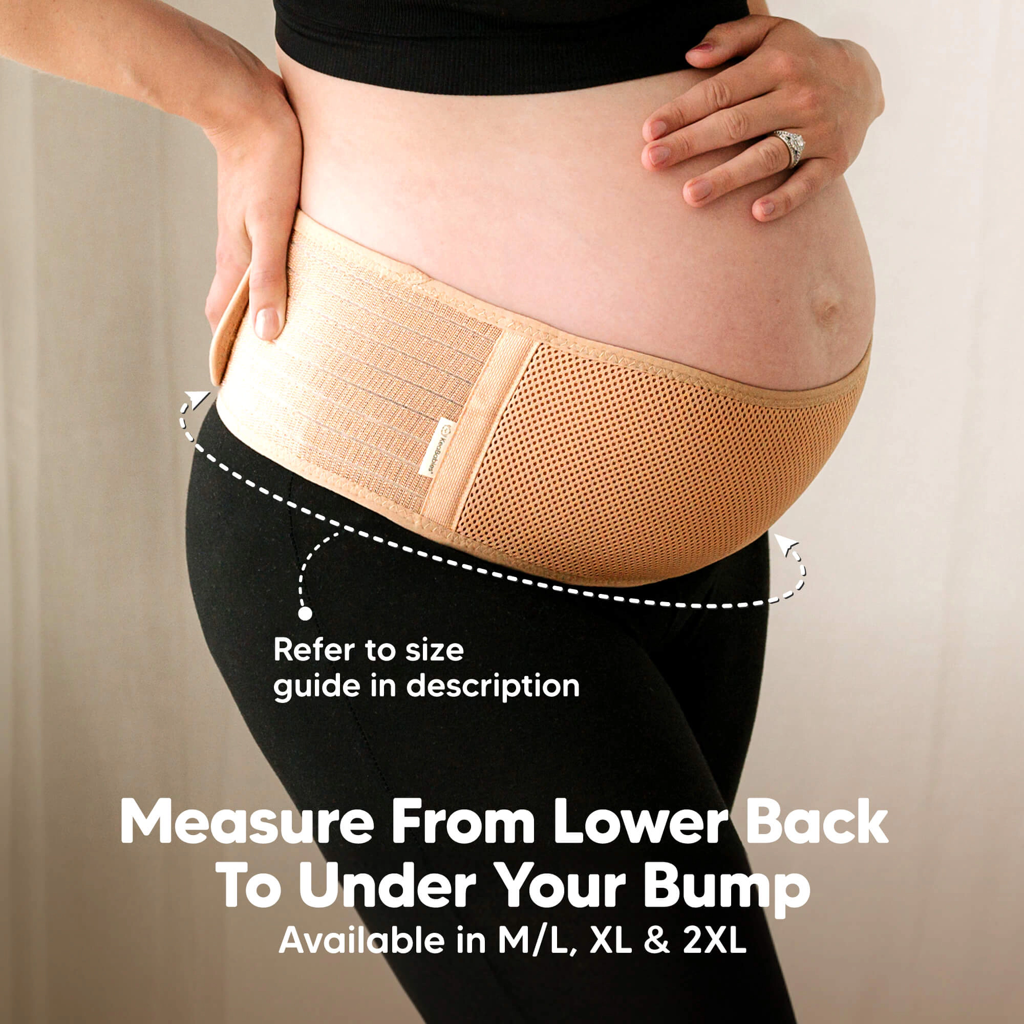 KeaBabies 2-Pack Ease Maternity Support Belts