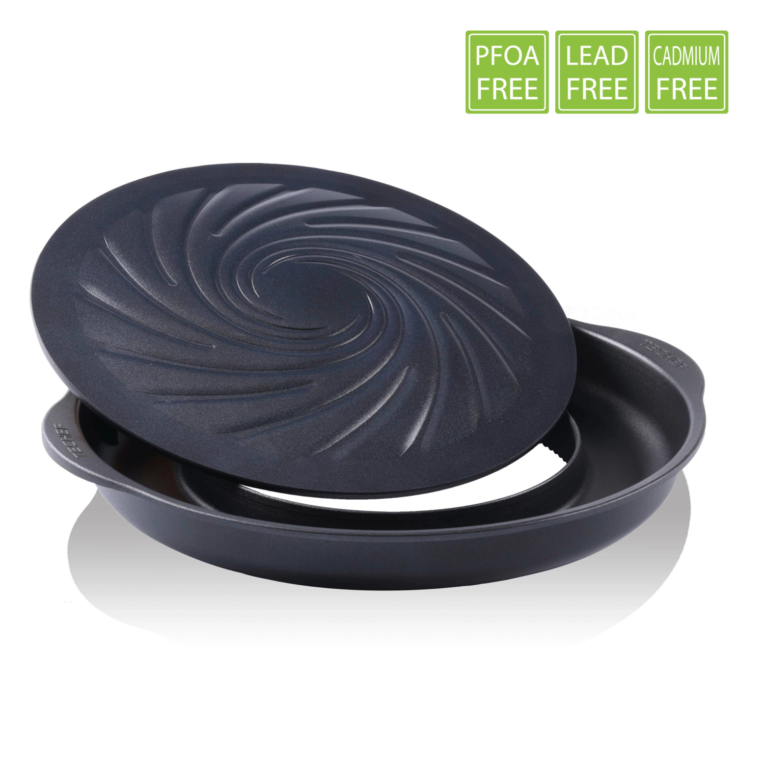 TECHEF True Grill Pan - Stovetop Smokeless Grill Pan - Dome