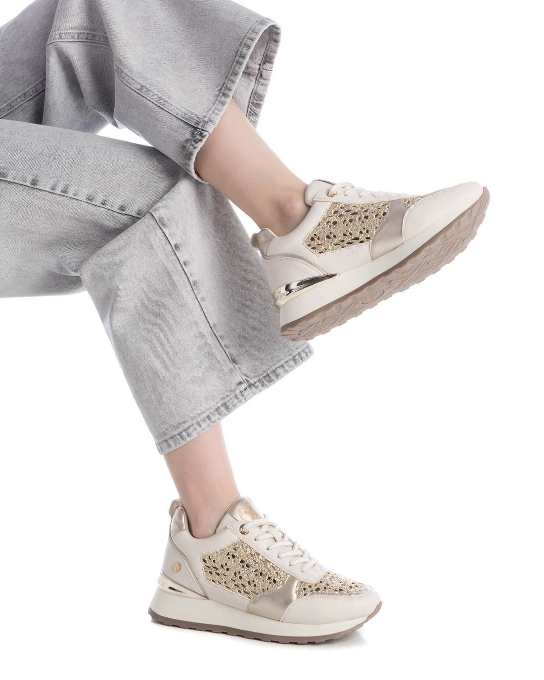 XTI Women's Sneakers Casual Round-Toe Flat