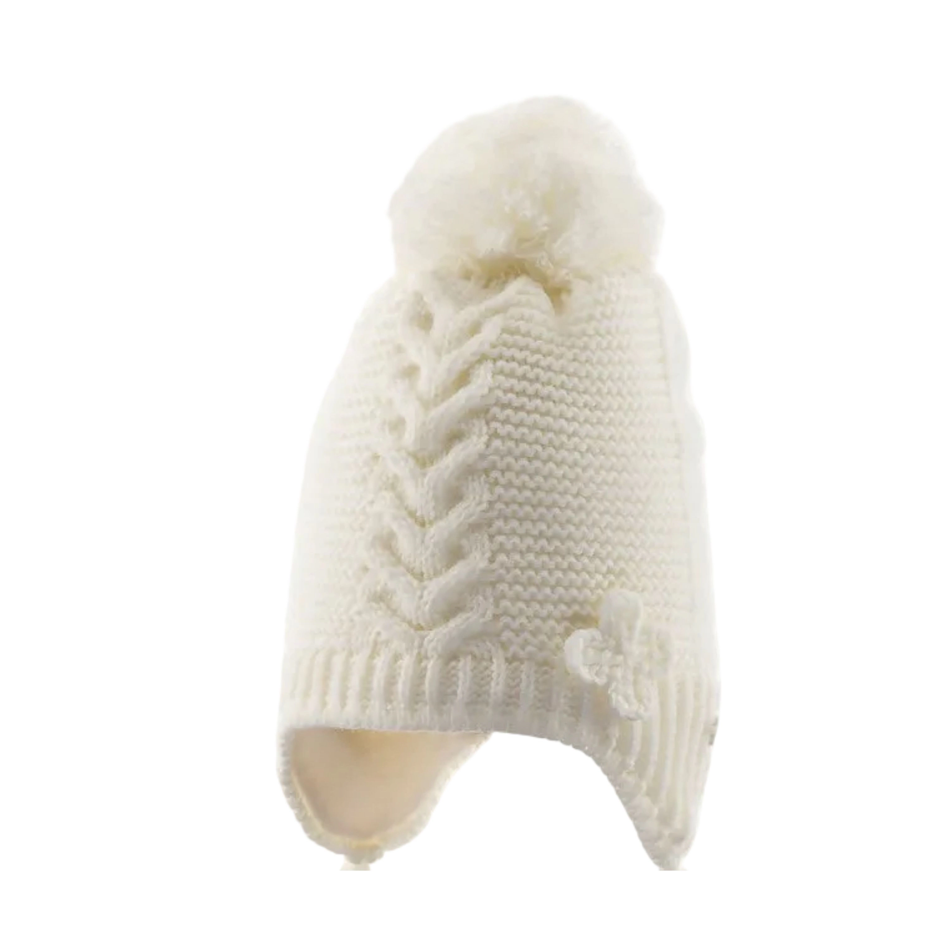 Wear Sierra Infant Girls Knitted Winter Beanie with Pompom
