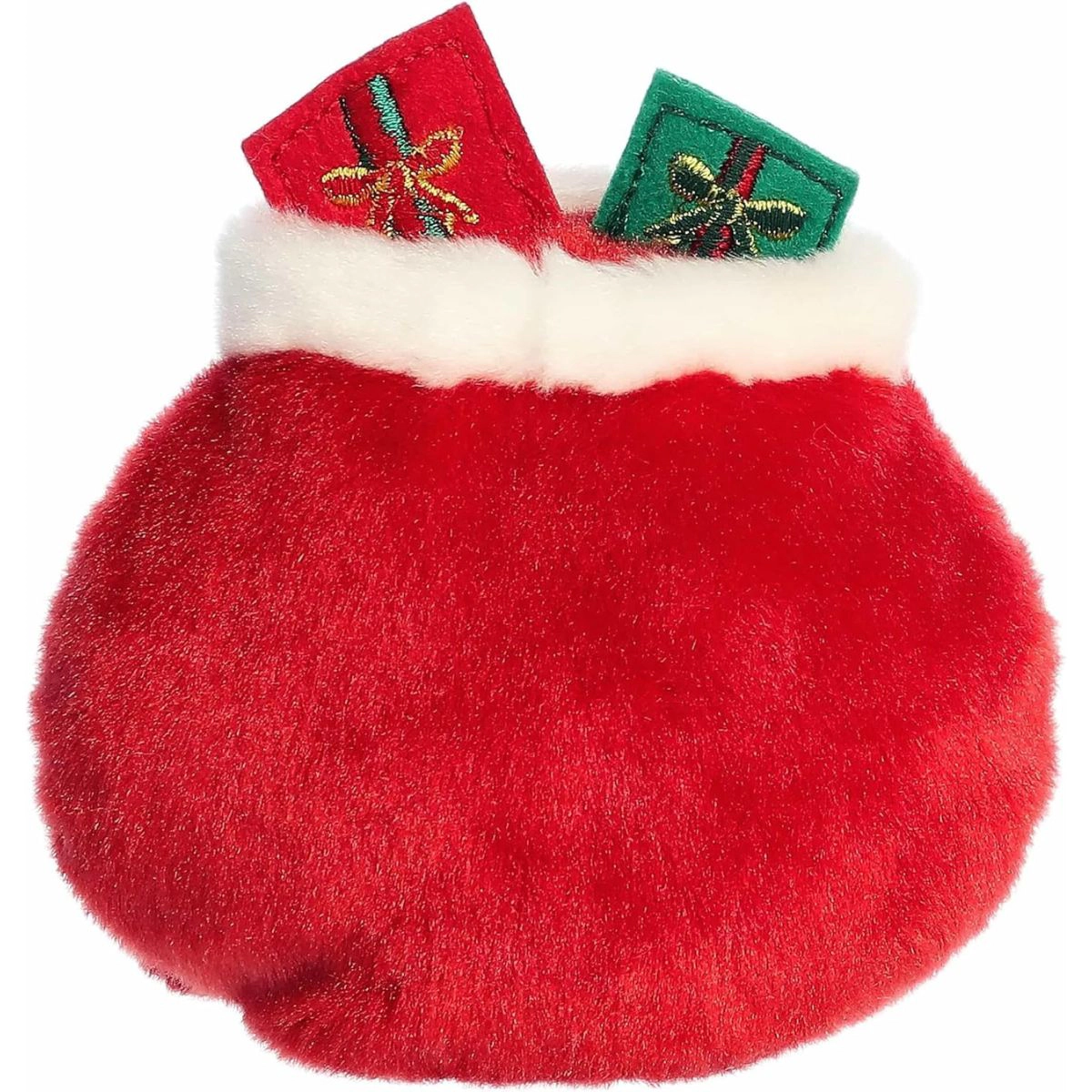 Aurora Palm Pals Velvet Santa Bag 5-Inch Stuffed Animal Plush