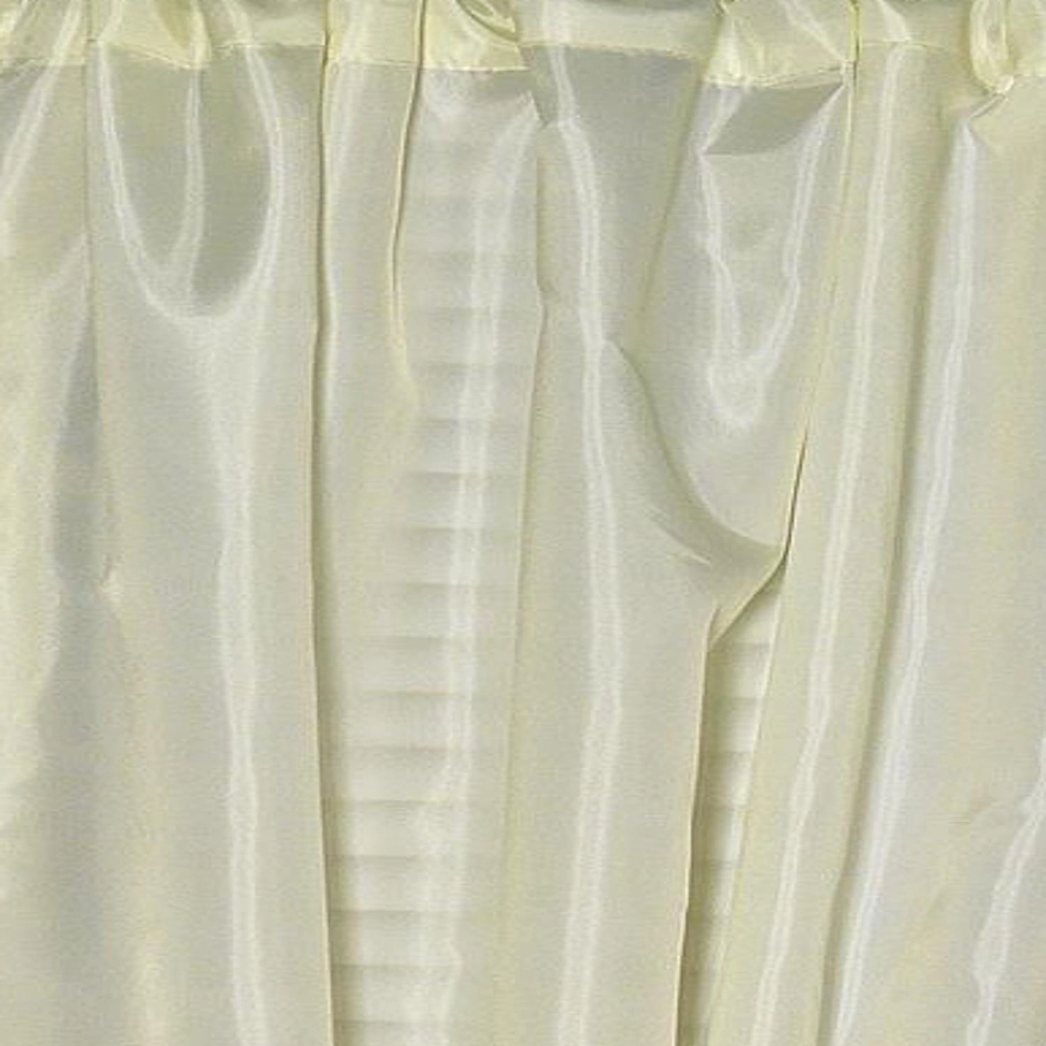 Carnation Home Fashions Polyester Fabric Window Curtain Ivory 34x54