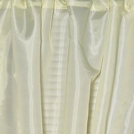 Carnation Home Fashions Polyester Fabric Window Curtain Ivory 34x54