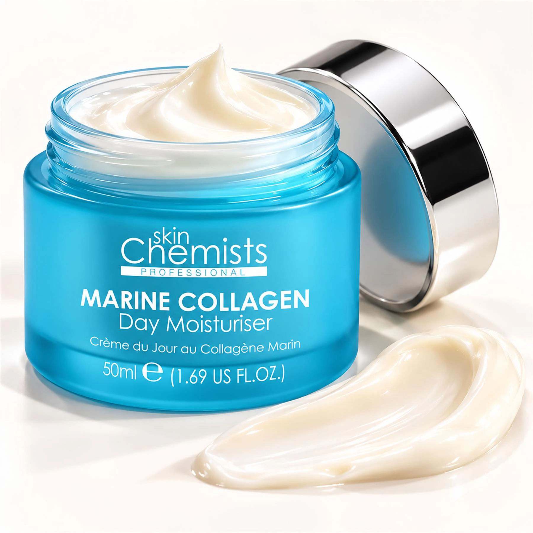 skinChemists Marine Collagen Anti-Aging Advanced Day Moisturizer 50ml for Loss of Firmness, Fine Lines, Wrinkles
