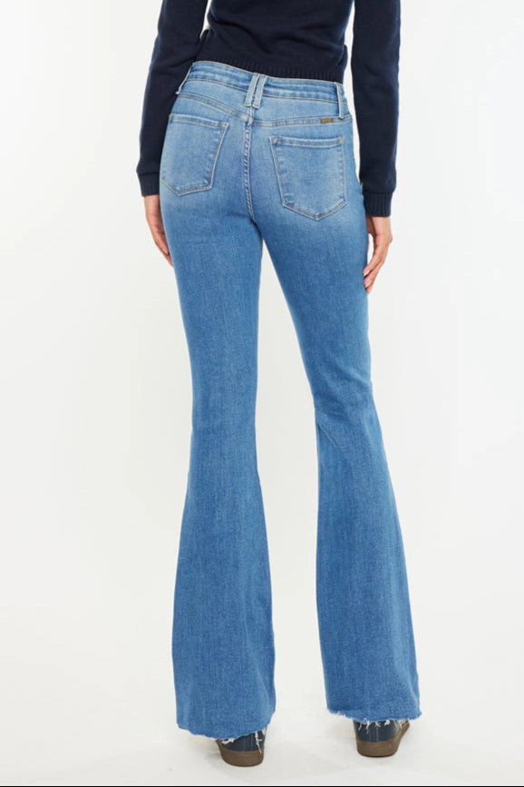 KanCan Women's Essentials High Rise Bootcut Jeans Eva