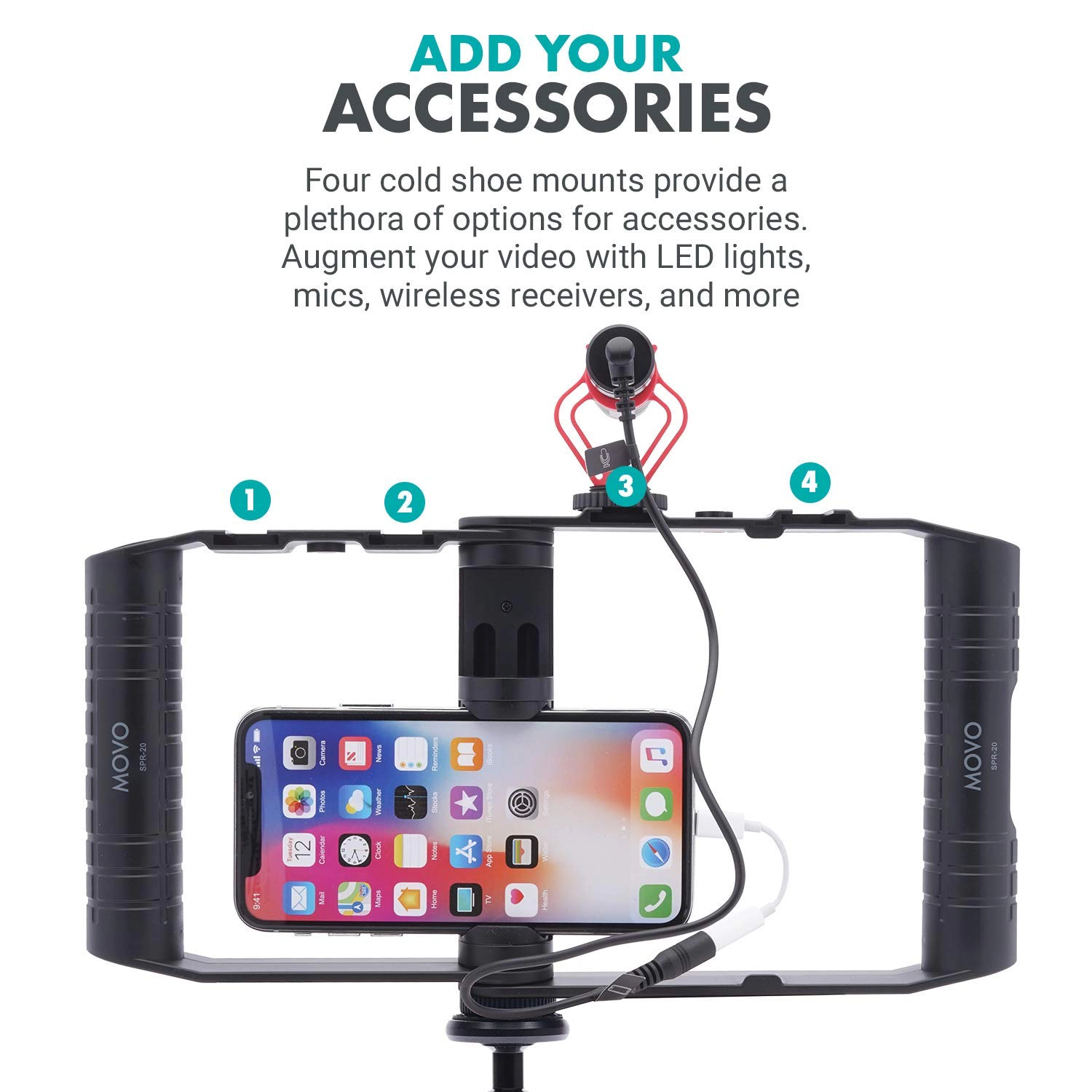 Movo SPR-20 Foldable Smartphone Video Rig Cage