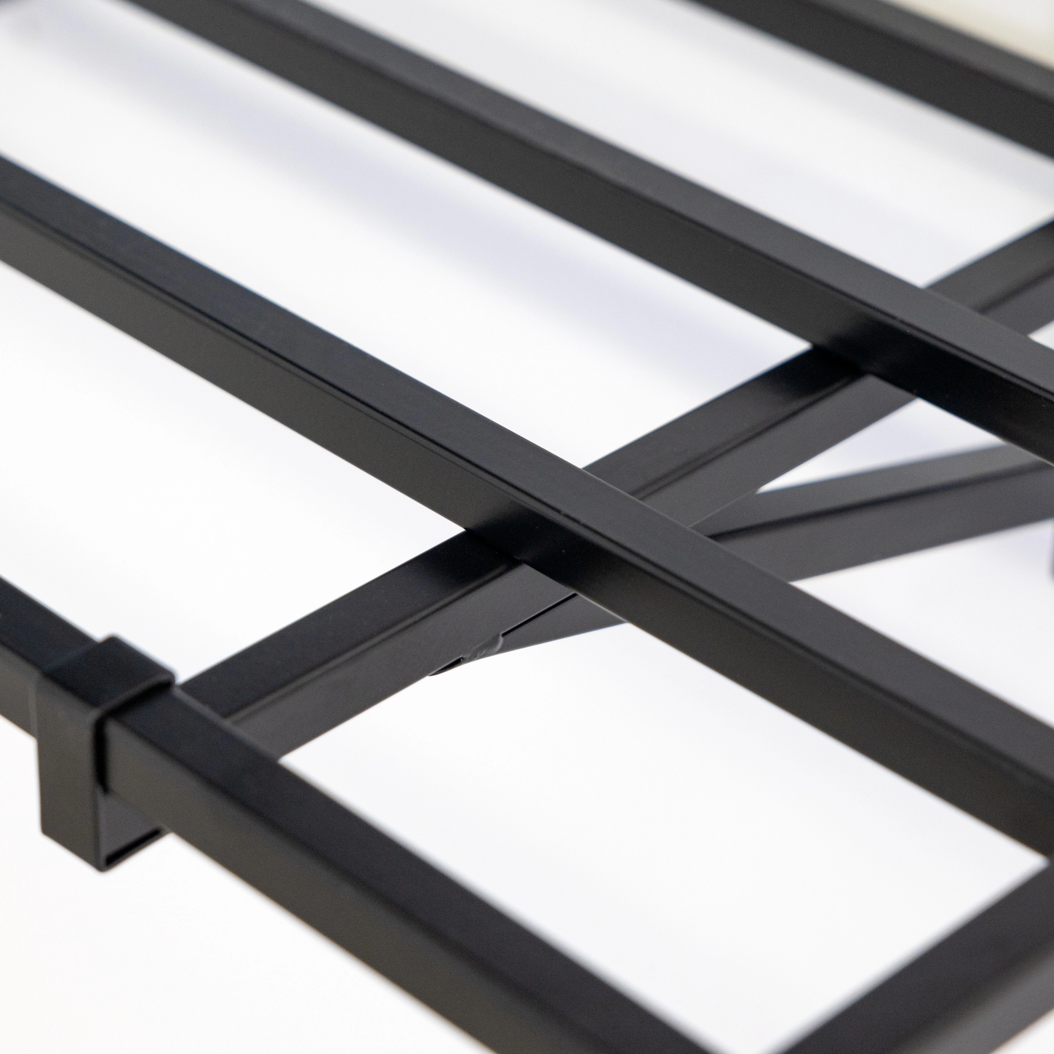 StoreYour 1' x 2' Bristol Garage Wall Mount Shelves, 2 Pack, Black