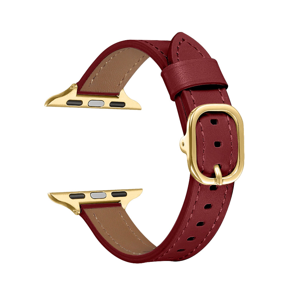 Posh Tech Womens Carmen Skinny Leather Band for Apple Watch