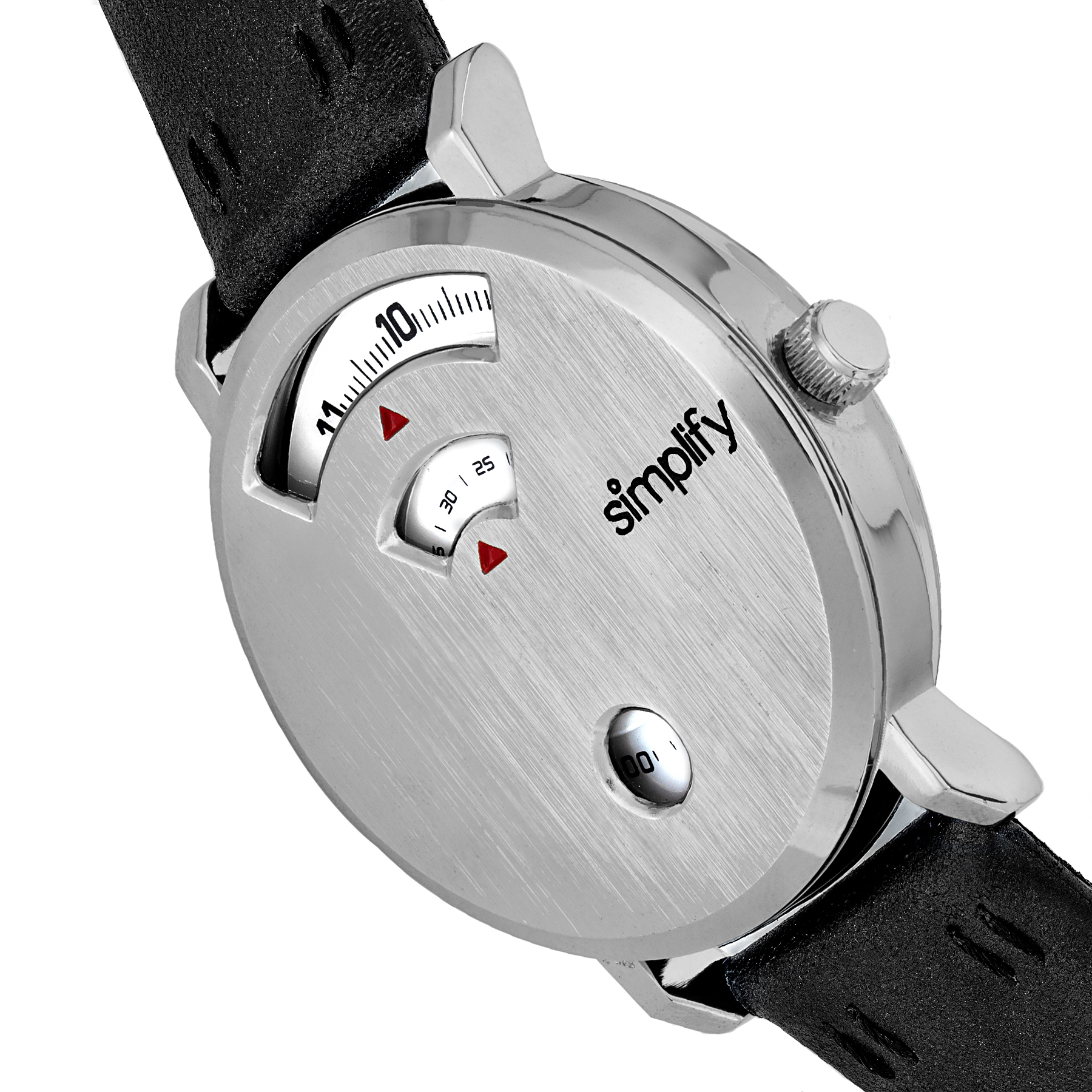 Simplify The 7000 Leather-Band Watch