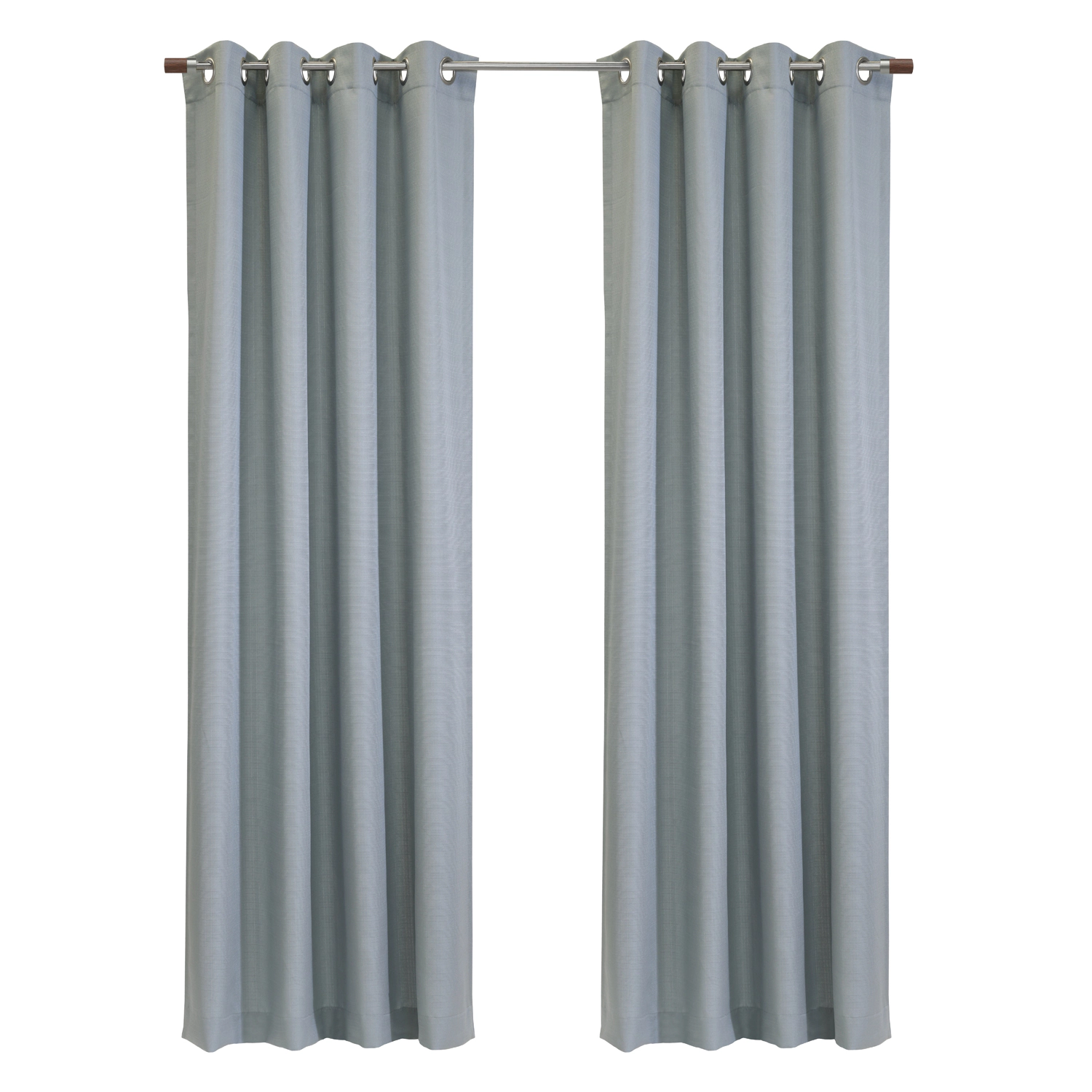 Habitat 100% Polyester Jamie Light Filtering Machine washable Grommet Curtain Panel 52" x 95" Blue