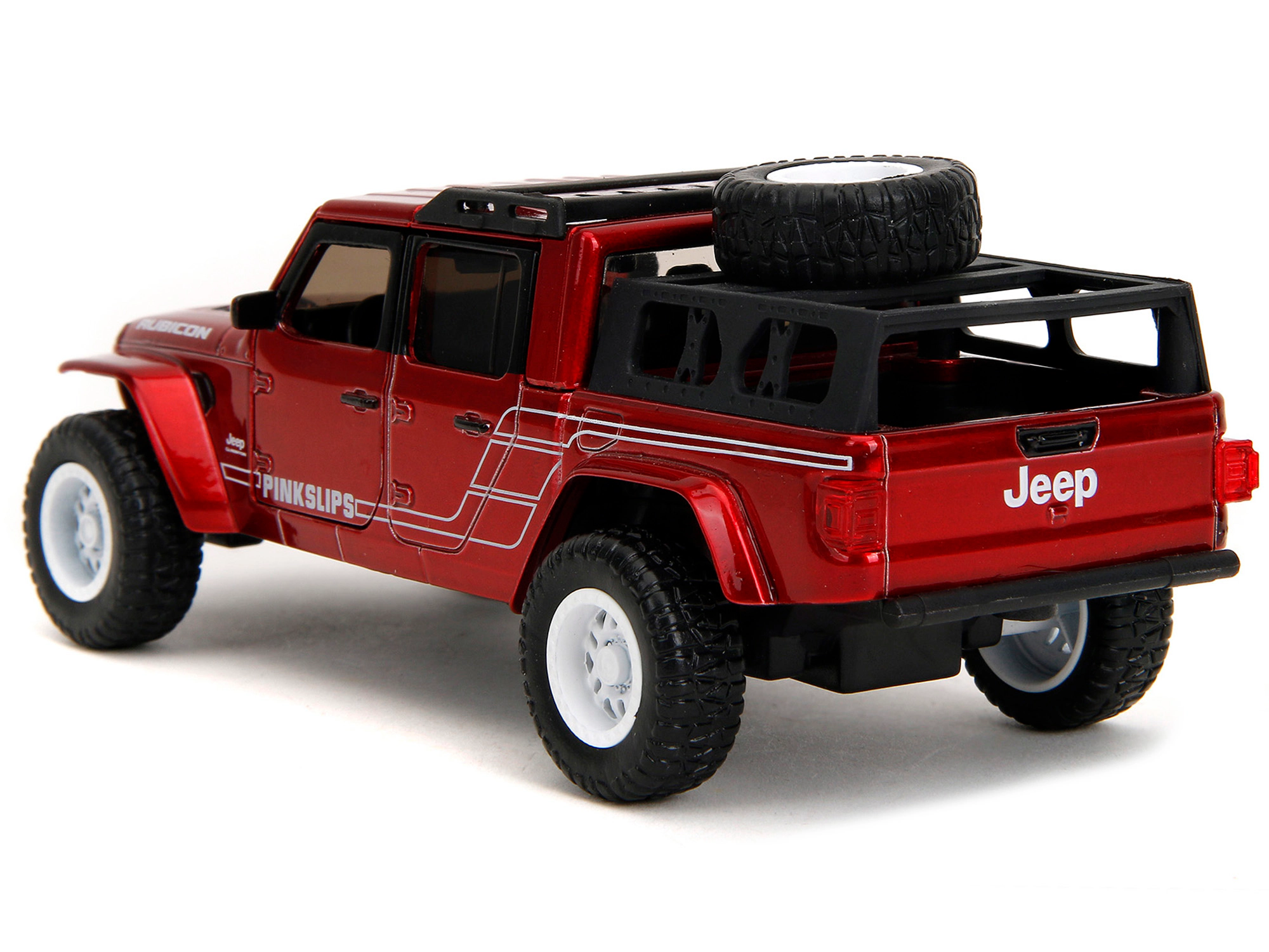 Jada 2020 Jeep Gladiator Pickup Truck Candy Red "Pink Slips" Series 1/32 Diecast Model Car by Jada