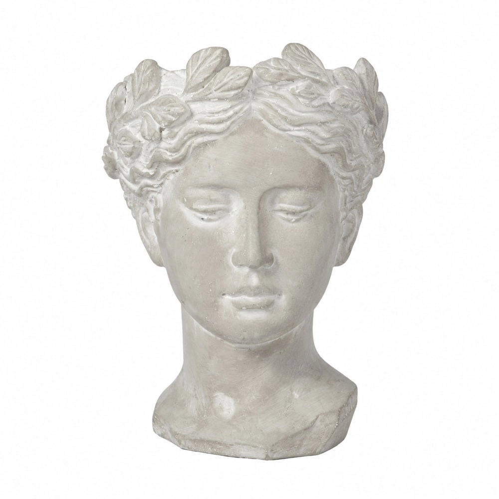 WOW PIONEER Solid Cement Decorative Planter Pot