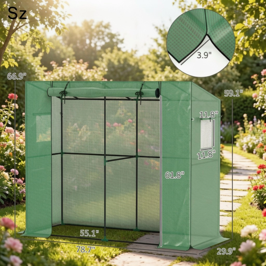 WOW PIONEER Portable Mini Walk-In Greenhouse