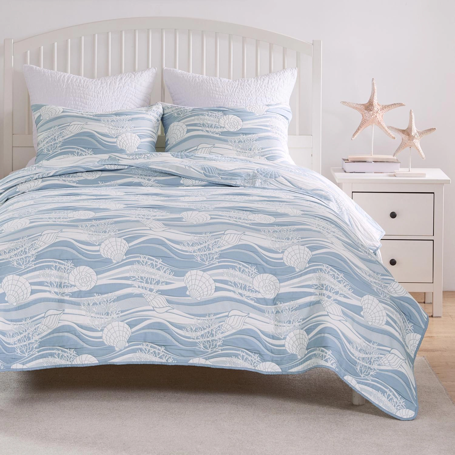 Greenland Home Fashions Dover Luxurious Modern Design Coverlet Bedding Set 3 Piece