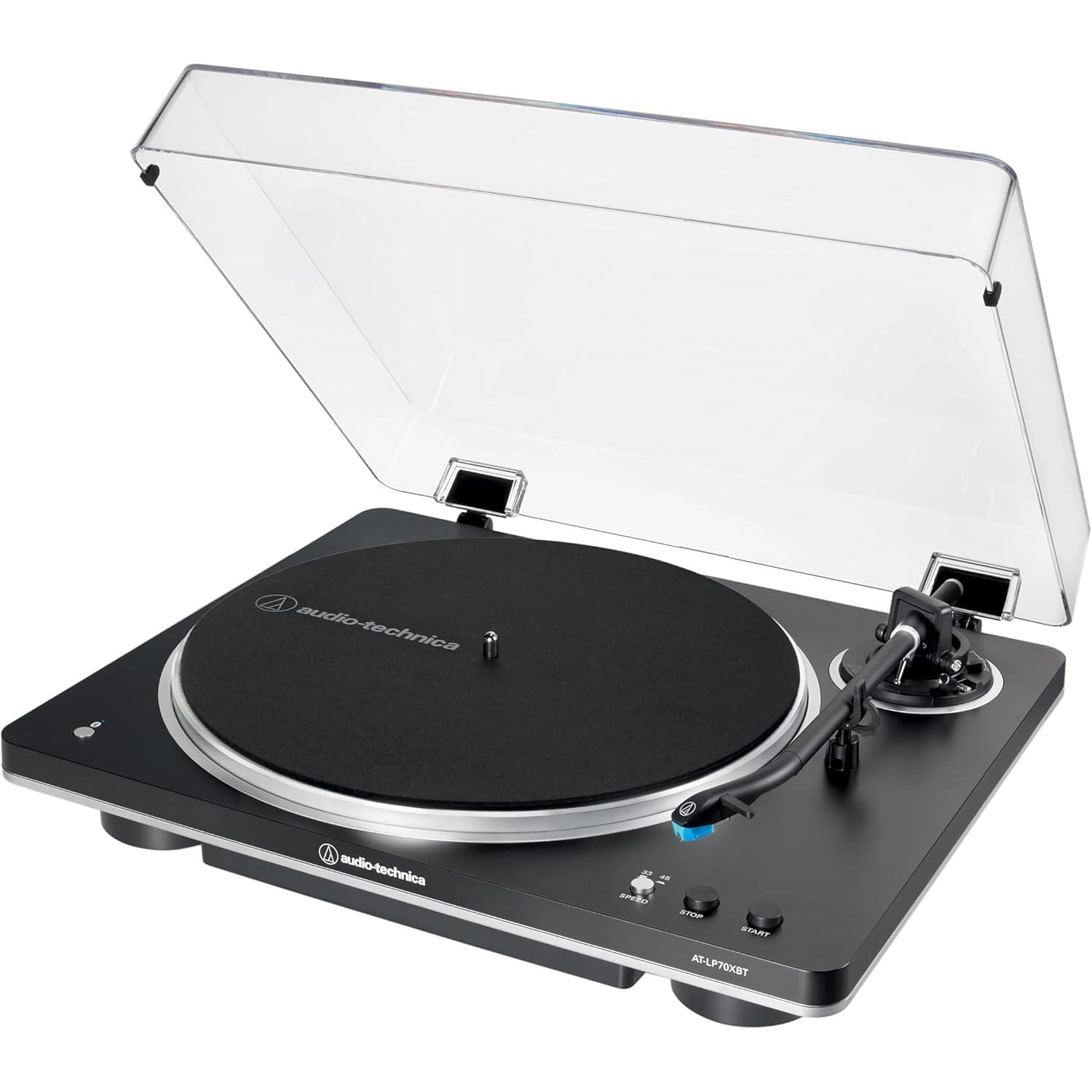AUDIO-TECHNICA AT-LP70XBT-BS Fully Automatic Bluetooth Belt-Drive Turntable
