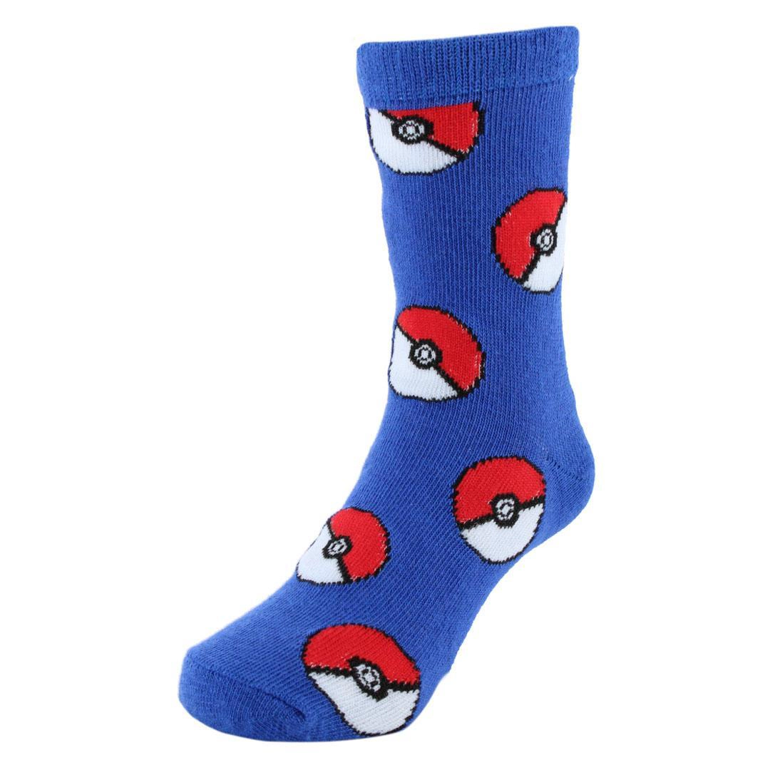 Textiel Trade Boy's Pokemon Catch Me If You Can Novelty Socks (3 Pair)