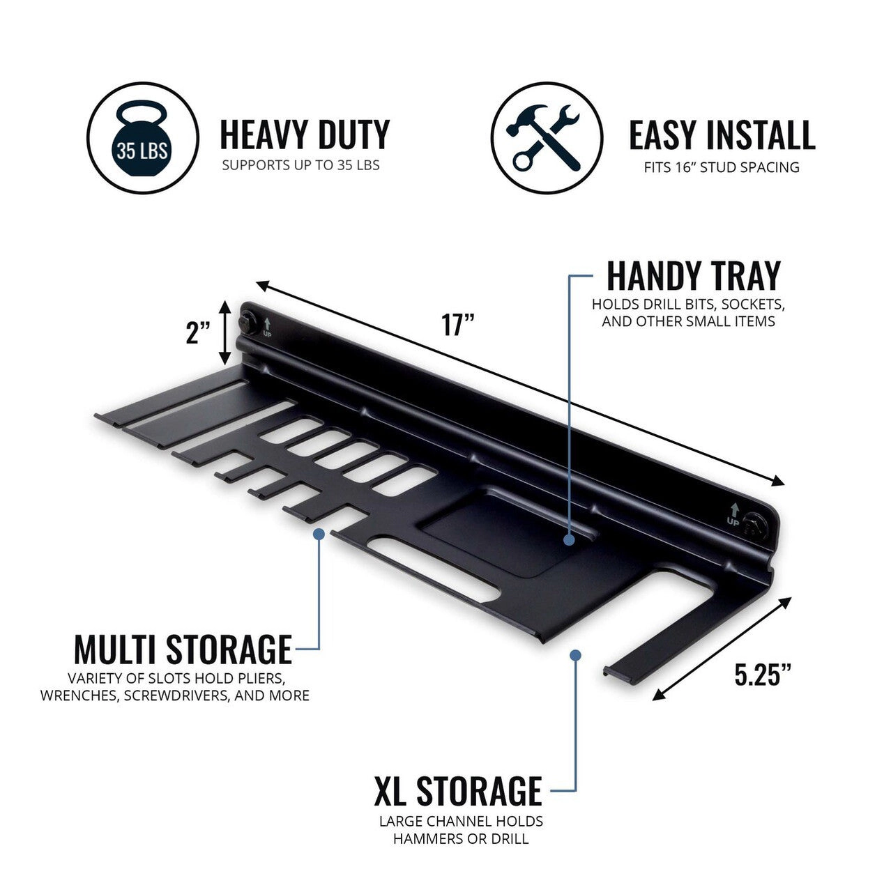 StoreYour E-Tool Hand Tool Organizer, Holds 35 lbs