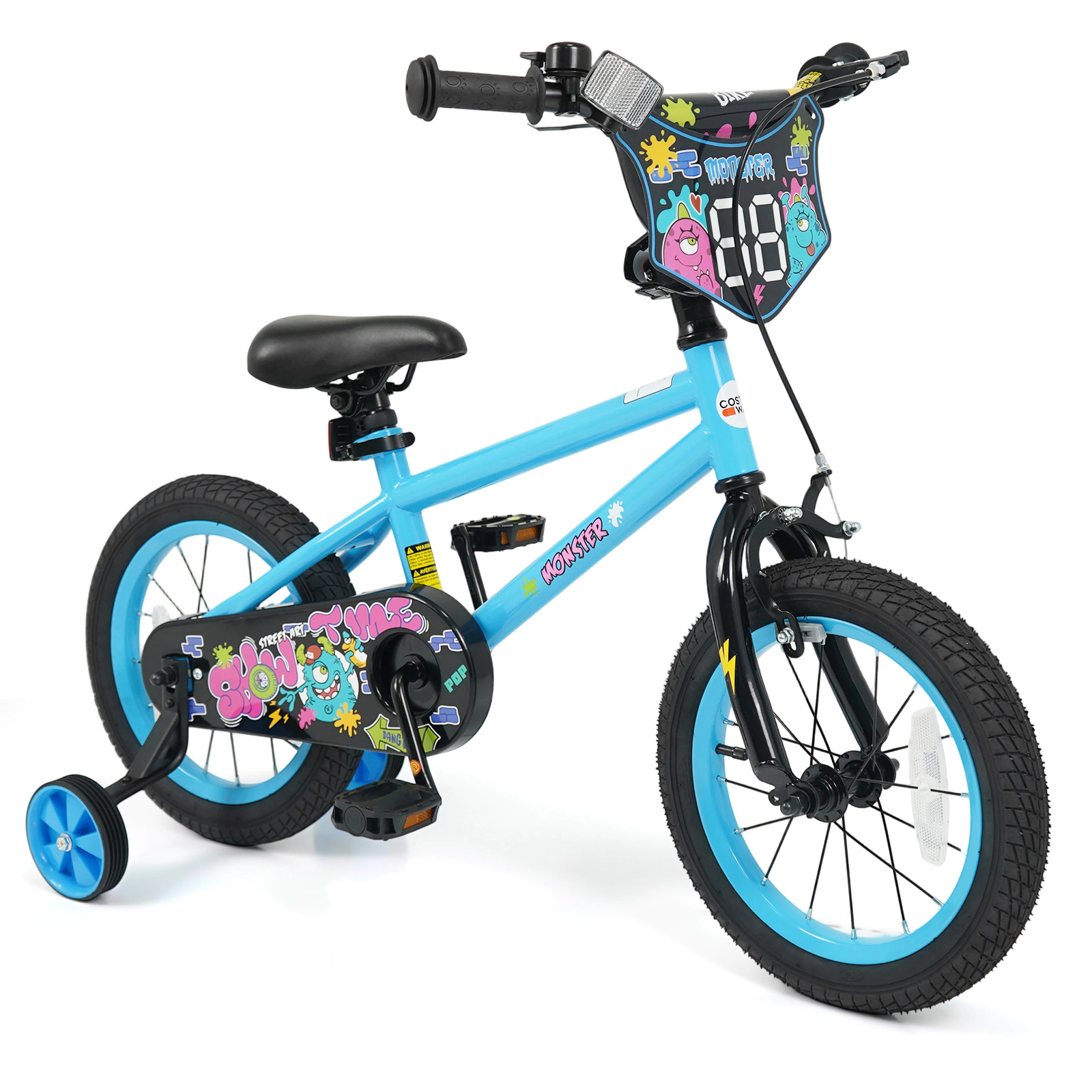 LJG Kids Bike with Training Wheels
