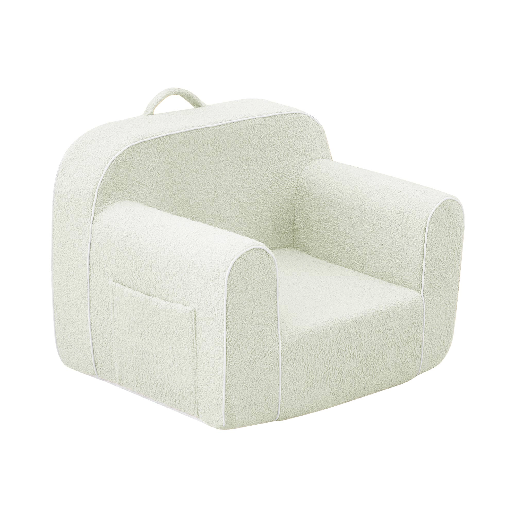 Unikome Kids Foam Couch Chair – Toddler Armchair Ages, Soft Plush Portable Children Sofa with Handle