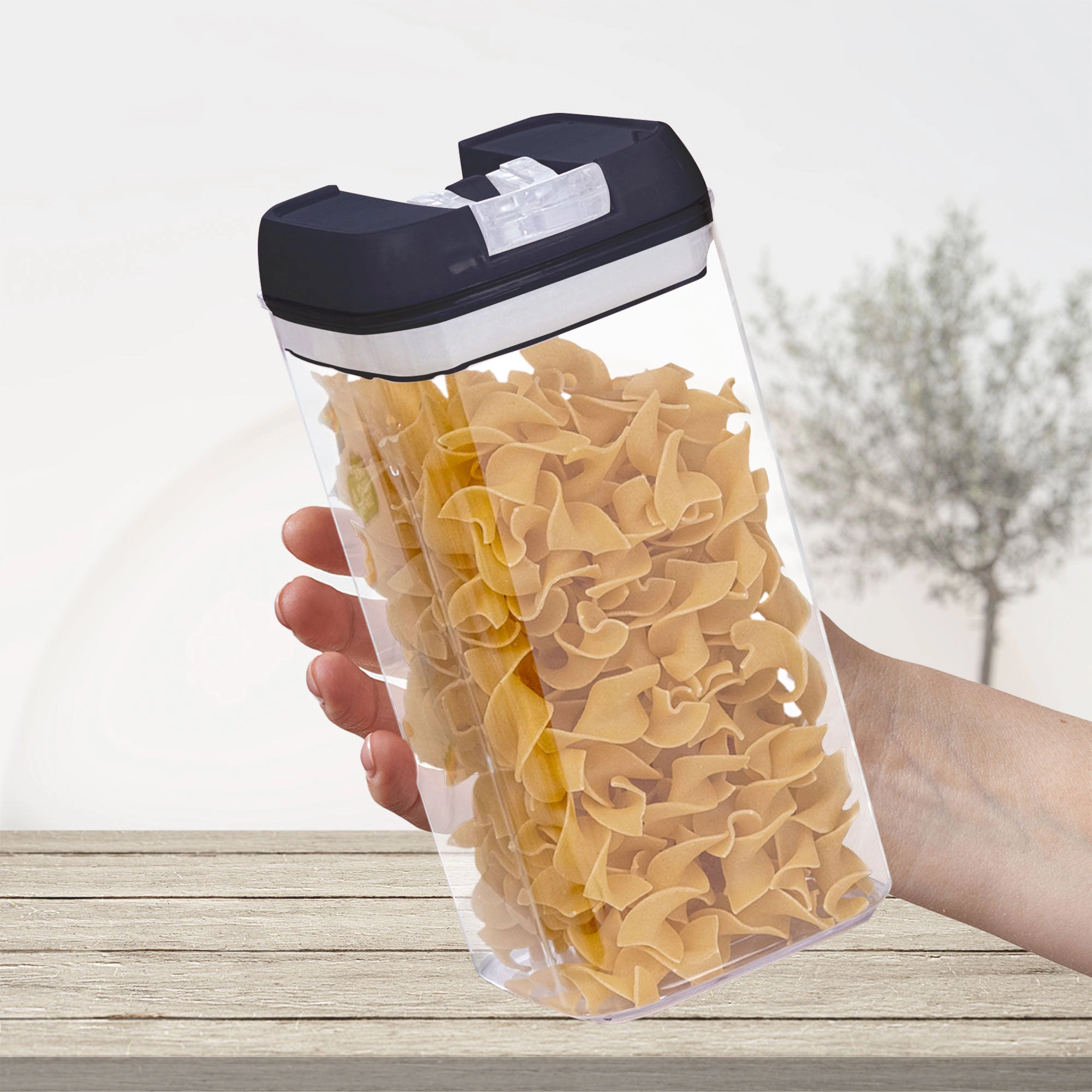 Cheer Collection 42oz Airtight Food Storage Containers for Kitchen Organization